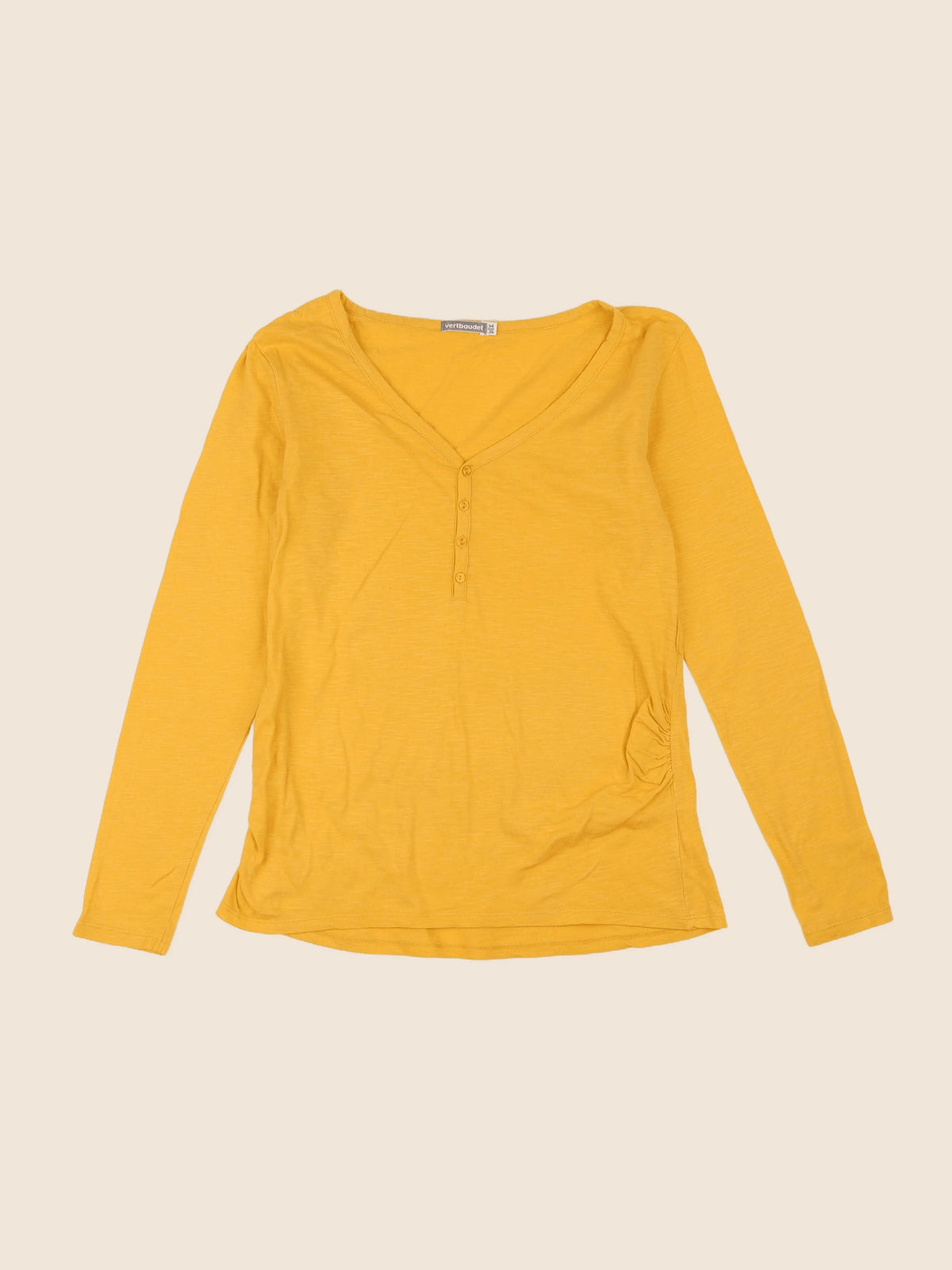 Vertbaudet - tee-shirt grossesse jaune - 34 à 36