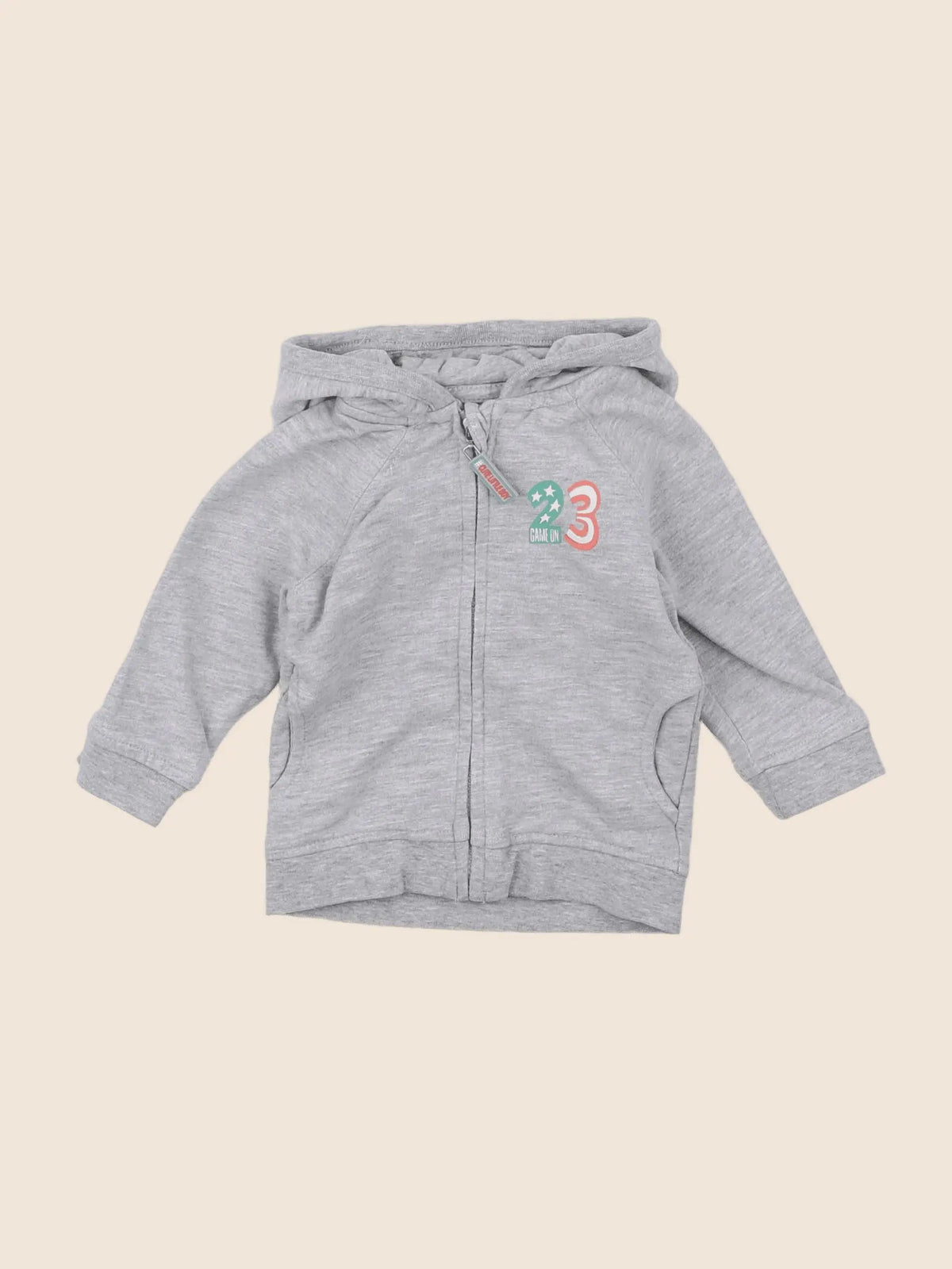 Vertbaudet - sweat gris - 6 mois