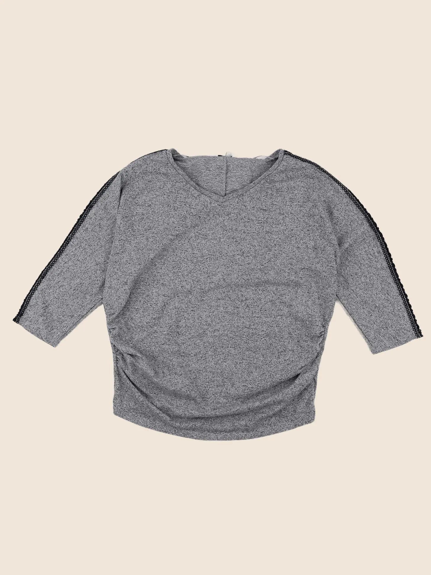 La Halle - pull grossesse gris - 44 à 46