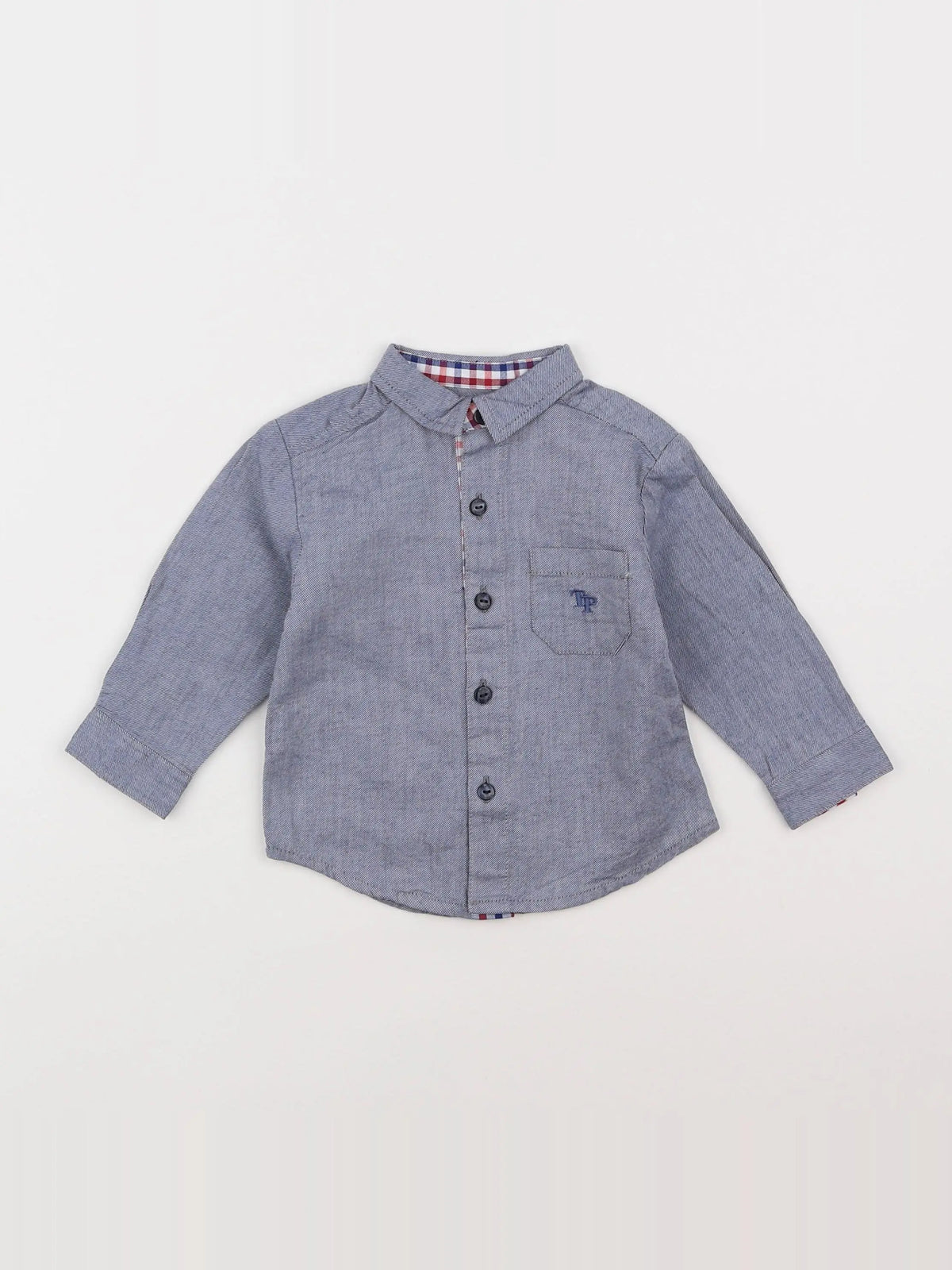 Tutto Piccolo - chemise bleu - 6 mois
