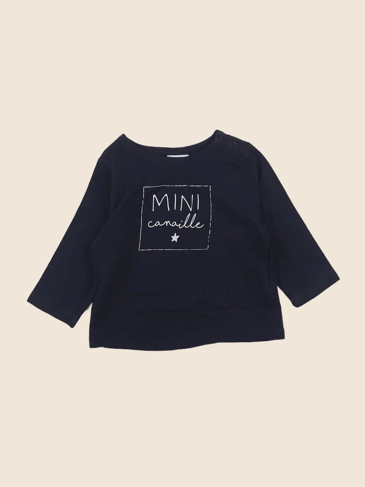 Tape à l'oeil - tee-shirt bleu - 6 mois