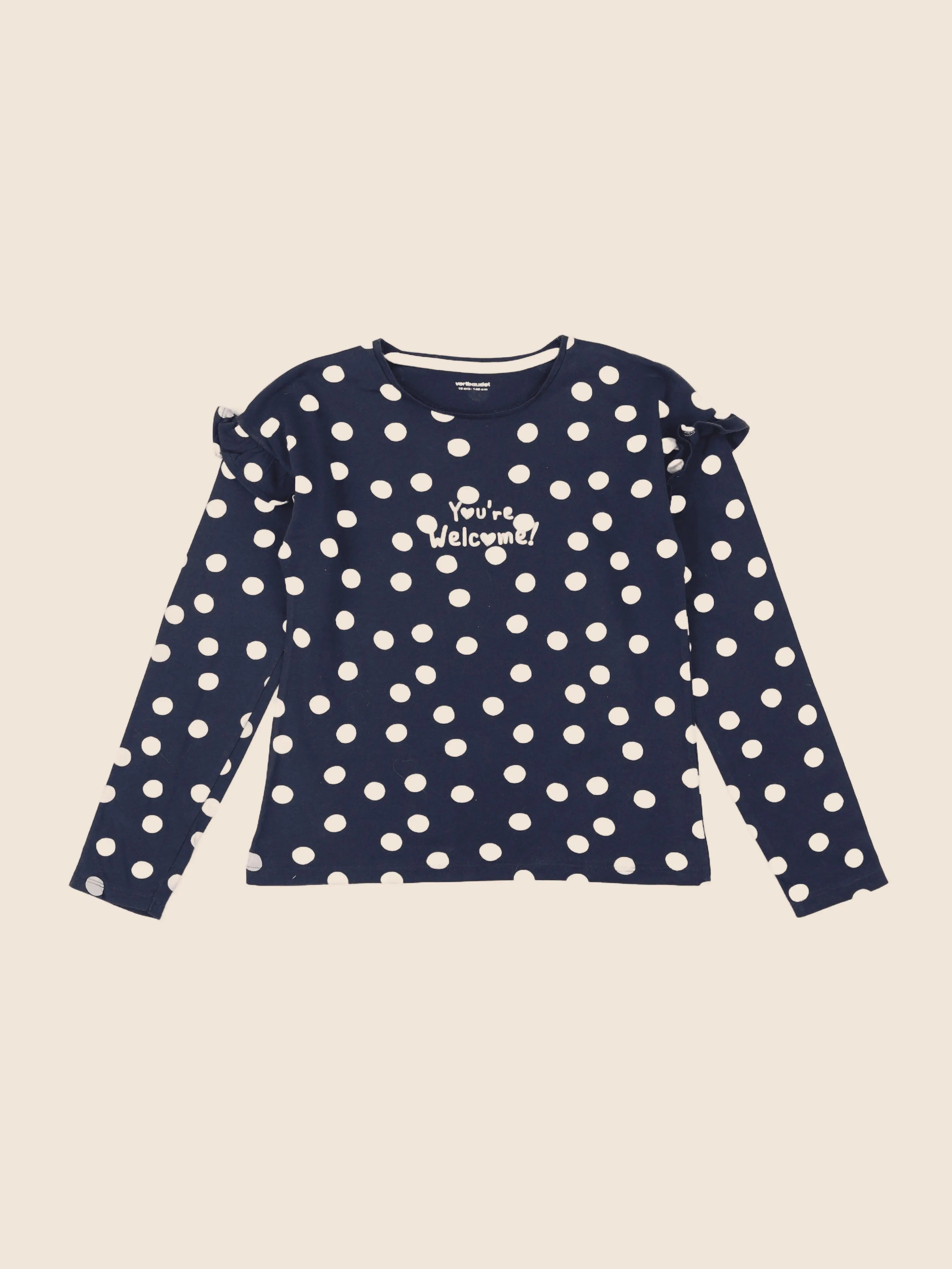 Vertbaudet - tee-shirt bleu - 10 ans