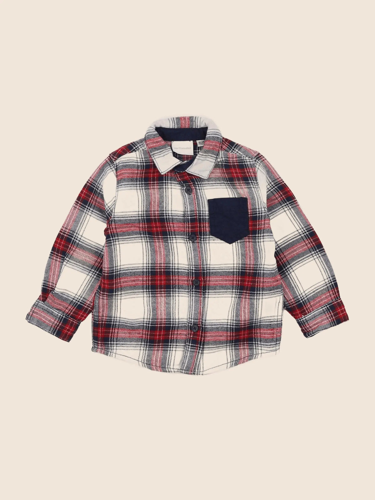 Vertbaudet - chemise multicolore - 2 ans