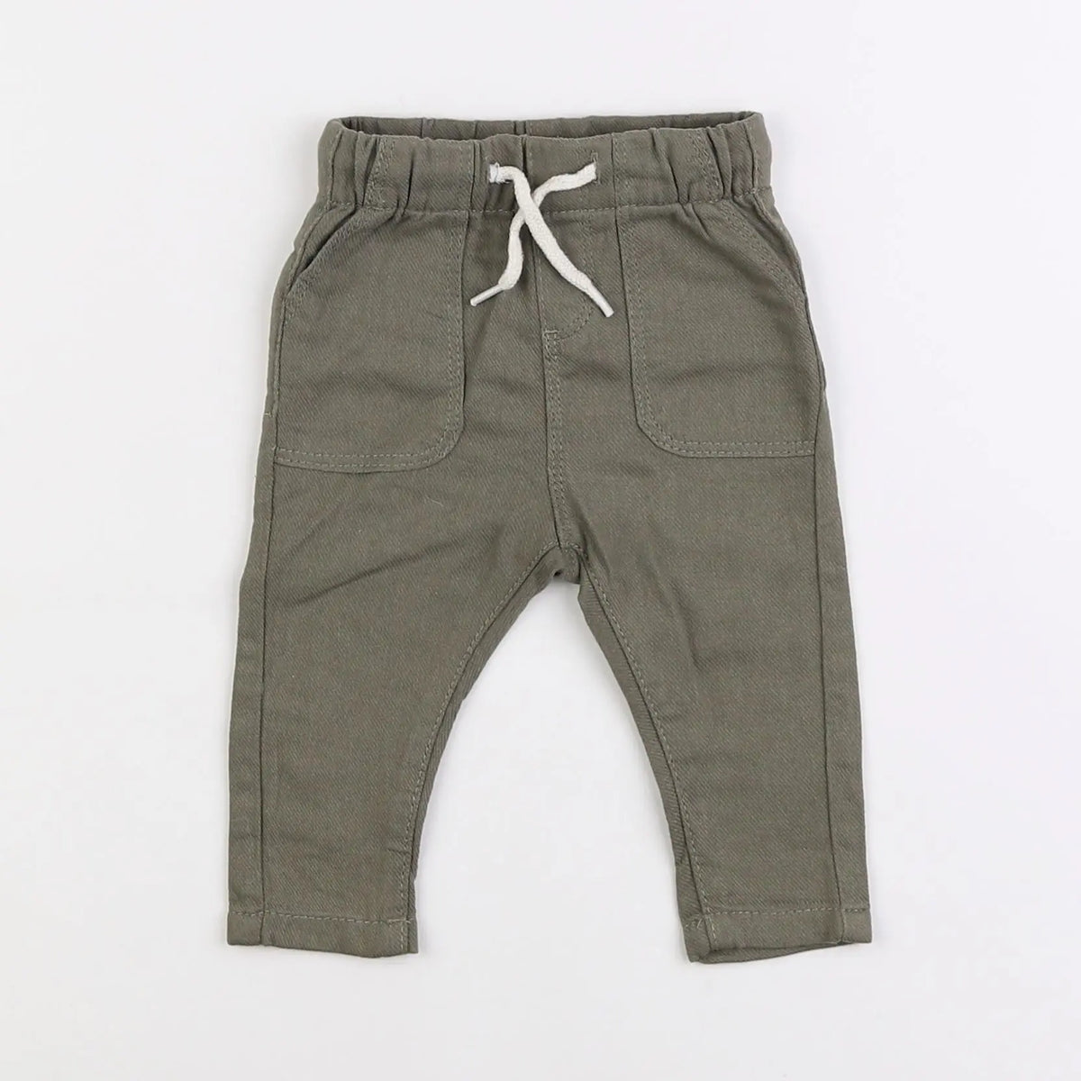 Vertbaudet - pantalon vert - 3 mois