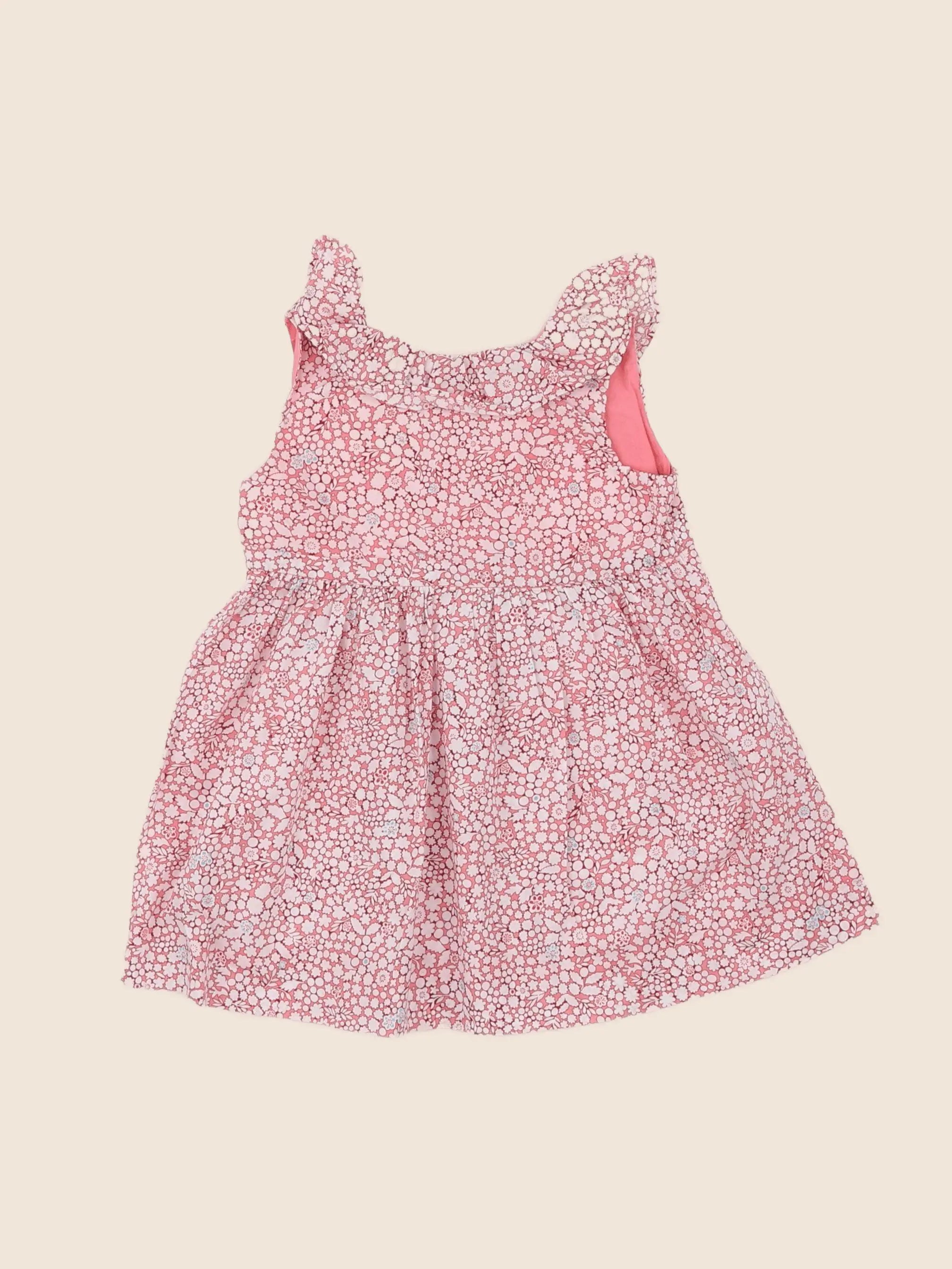 Jacadi - robe rose - 12 mois