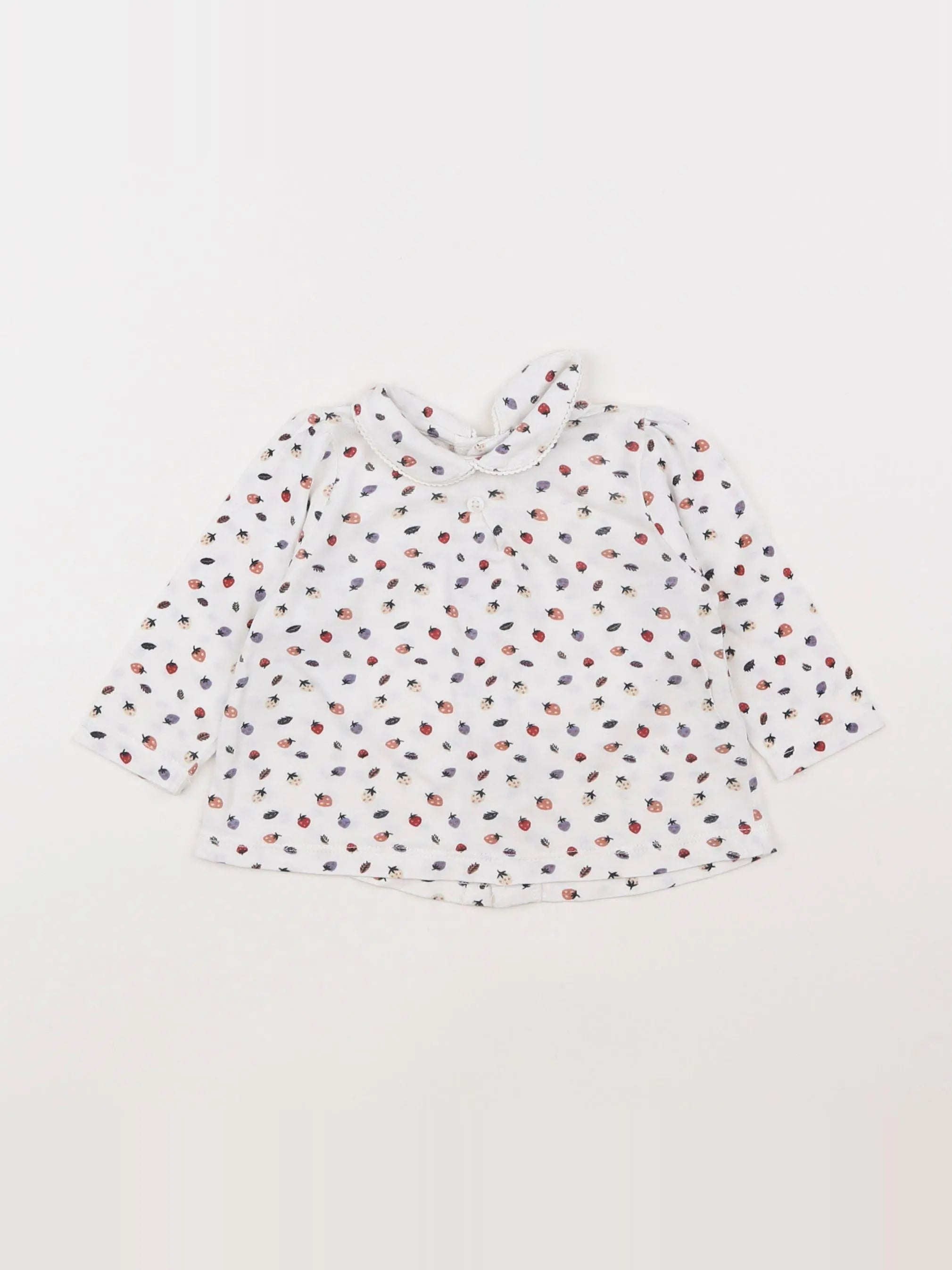 Boutchou - tee-shirt blanc - 6 mois