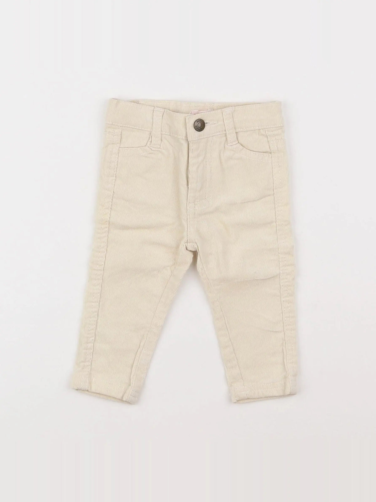 Gocco - pantalon beige - 6/9 mois