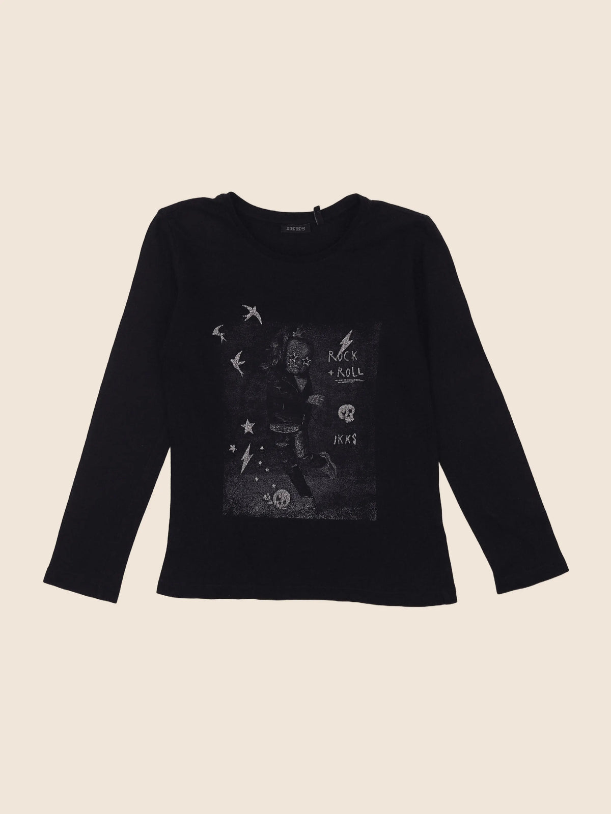 IKKS - tee-shirt noir - 6 ans
