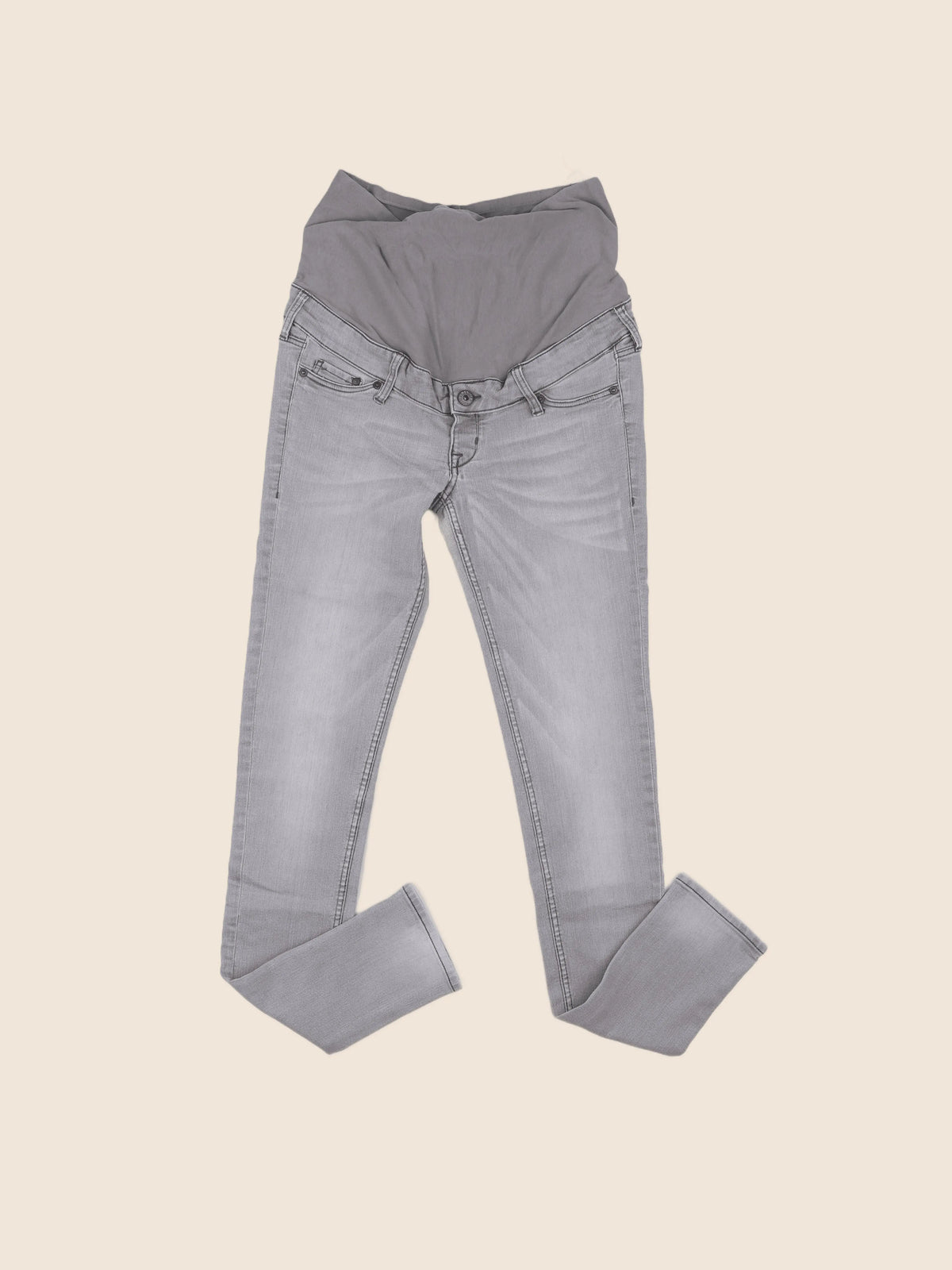 H&M - jean grossesse gris - 36