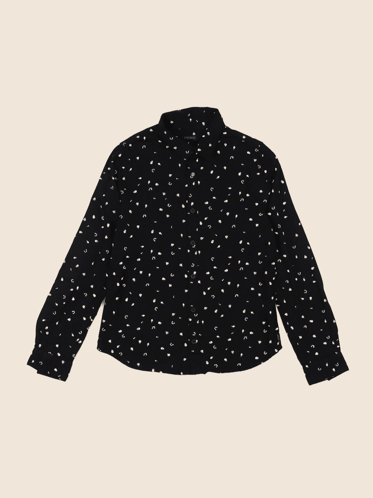 IKKS - chemise noir - 10 ans