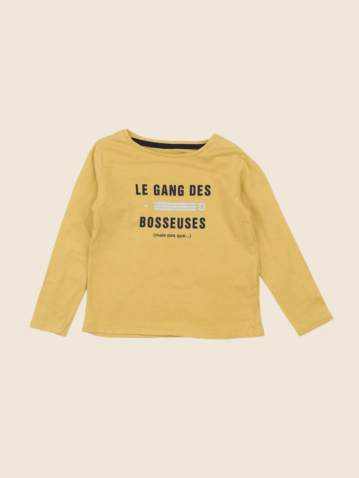 Vertbaudet - tee-shirt jaune - 2 ans