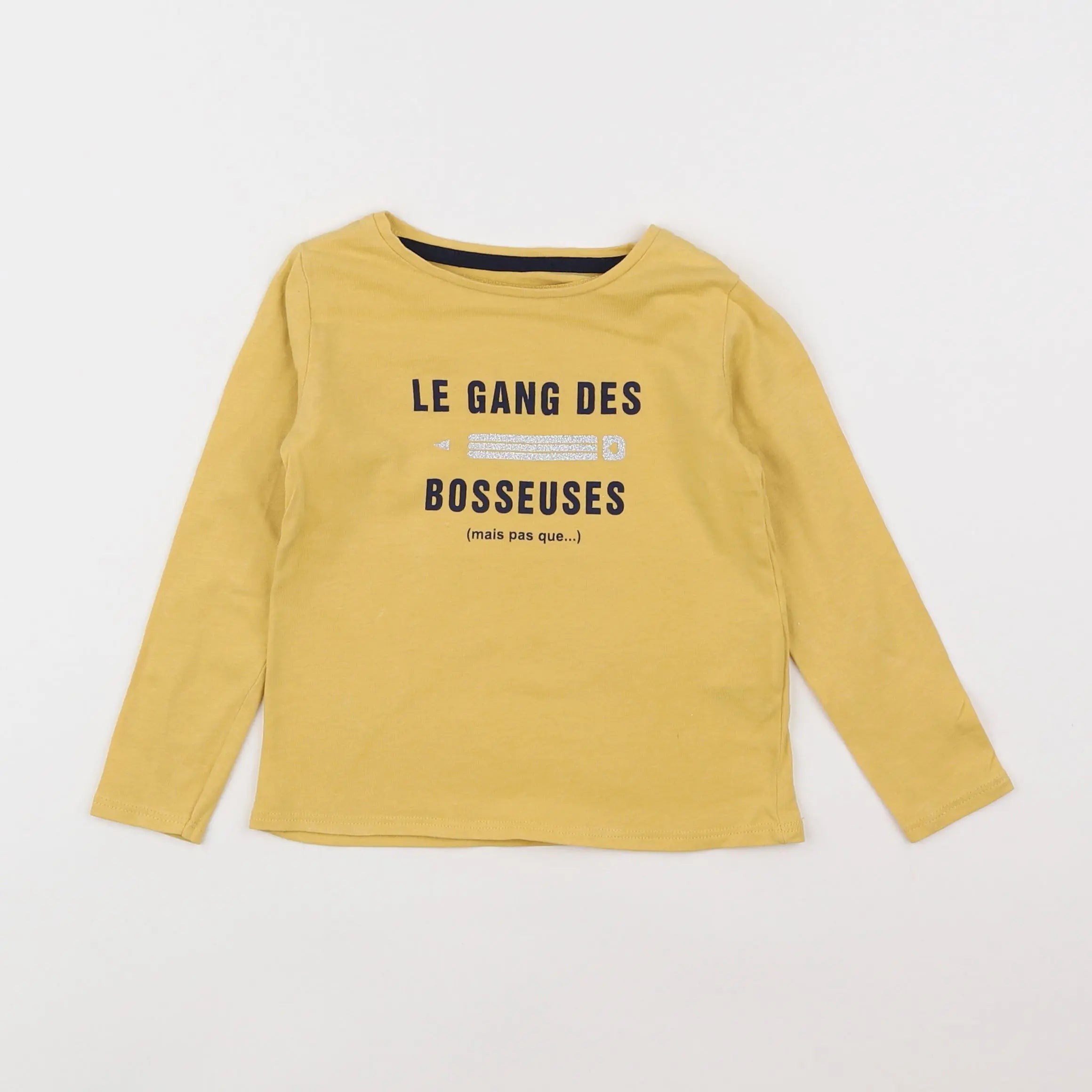 Vertbaudet - tee-shirt jaune - 2 ans