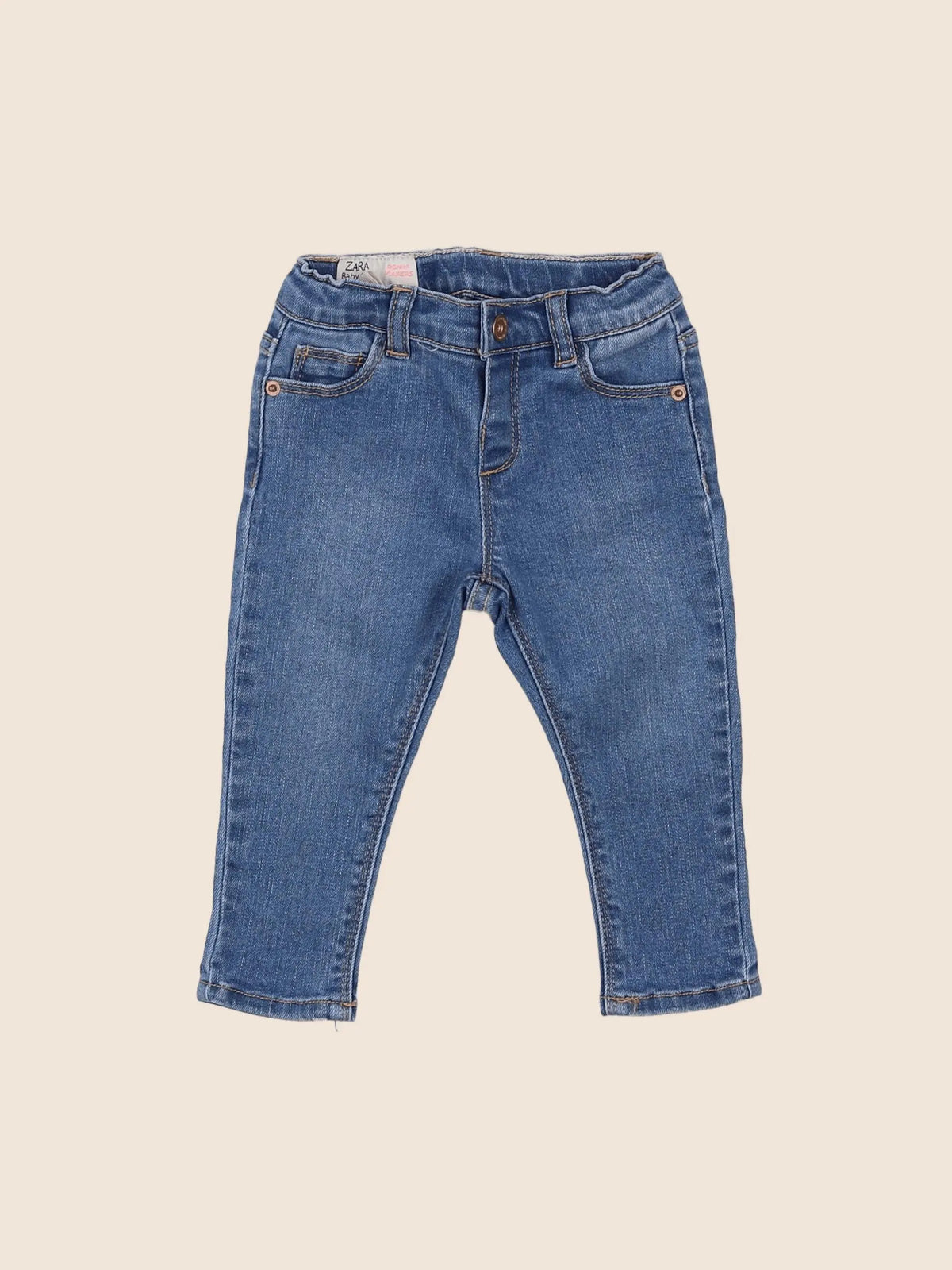 Zara - jean bleu - 6/9 mois
