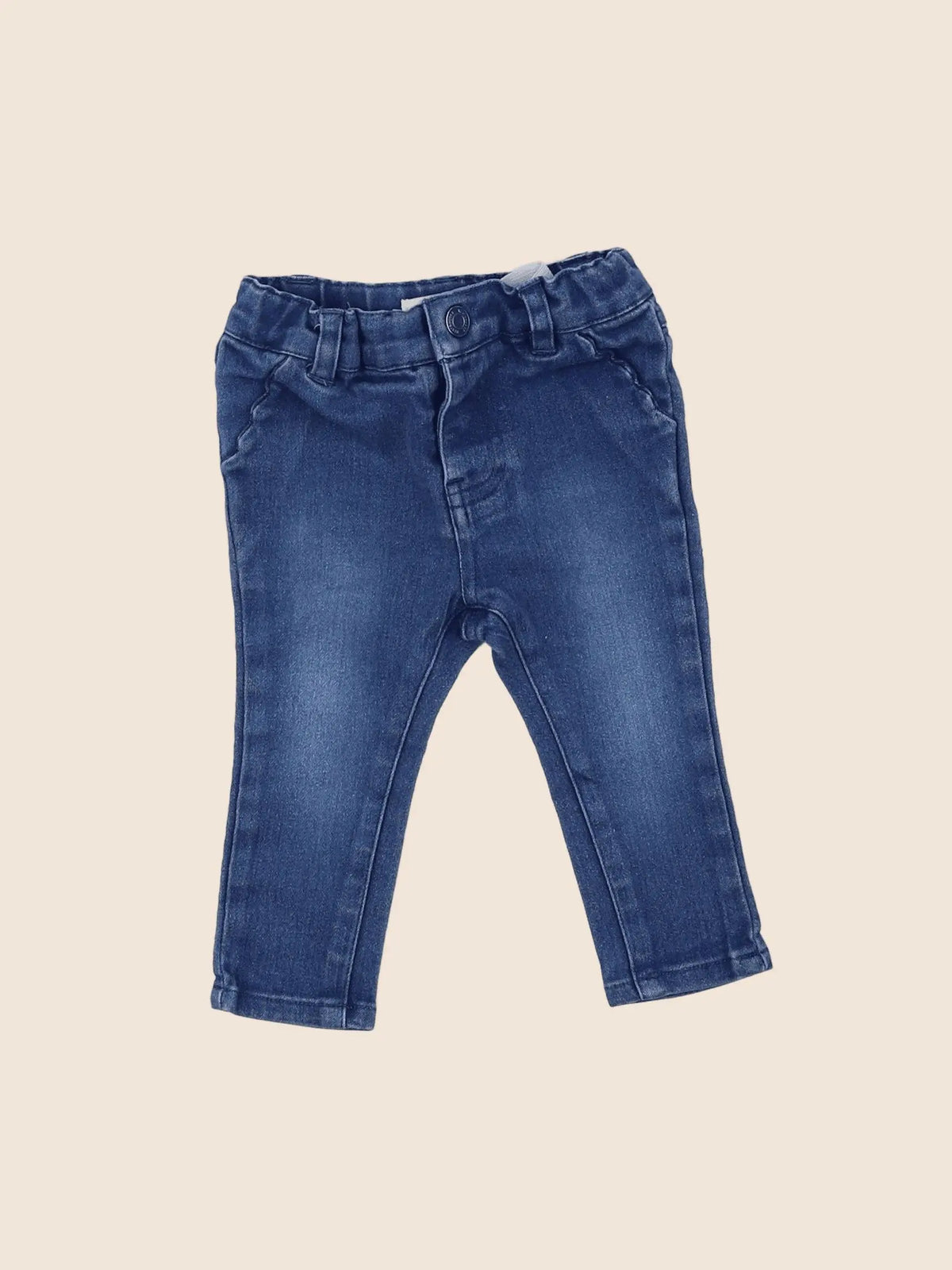 Vertbaudet - jean bleu - 6 mois