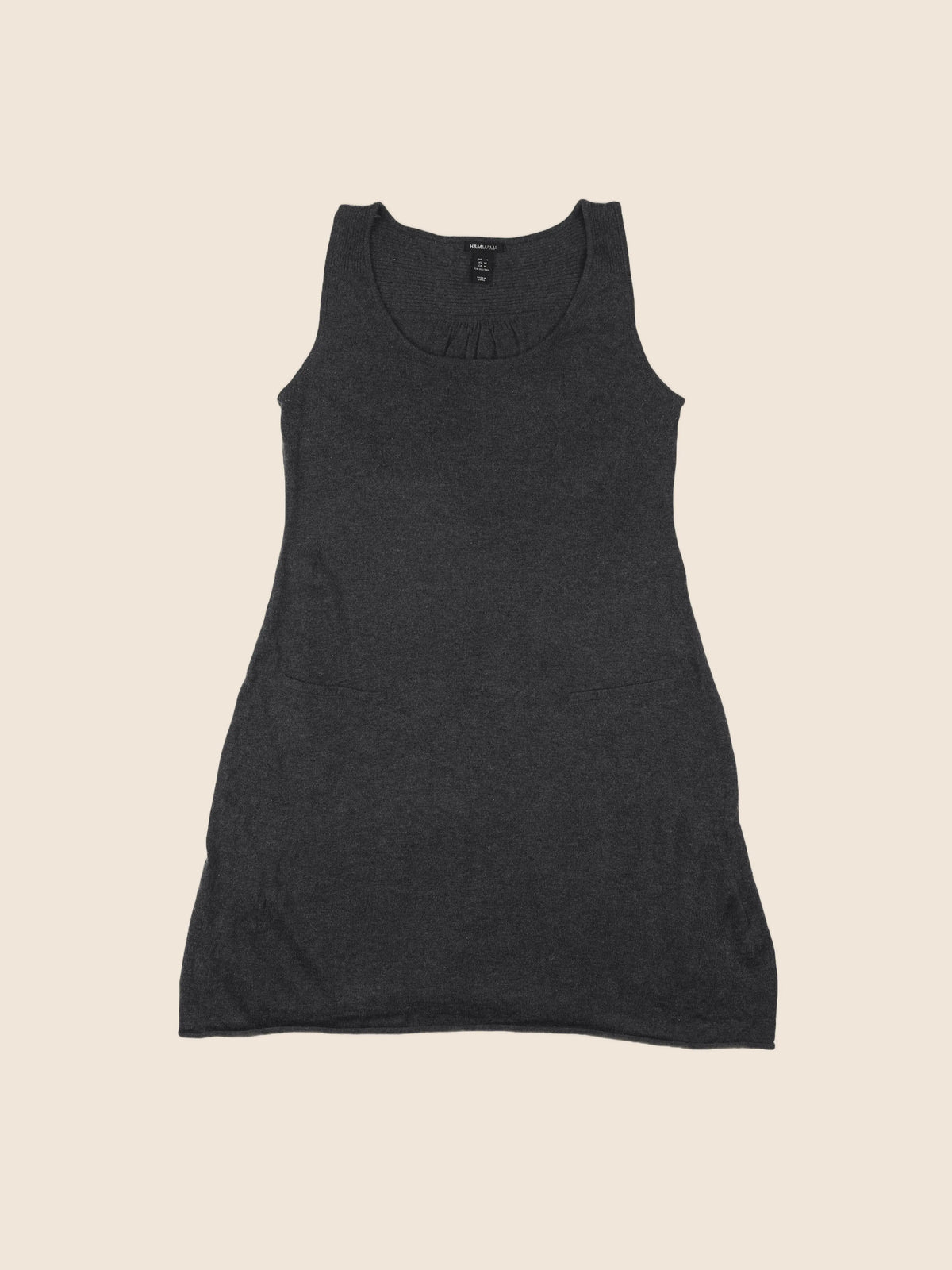 H&M - robe grossesse gris - 38