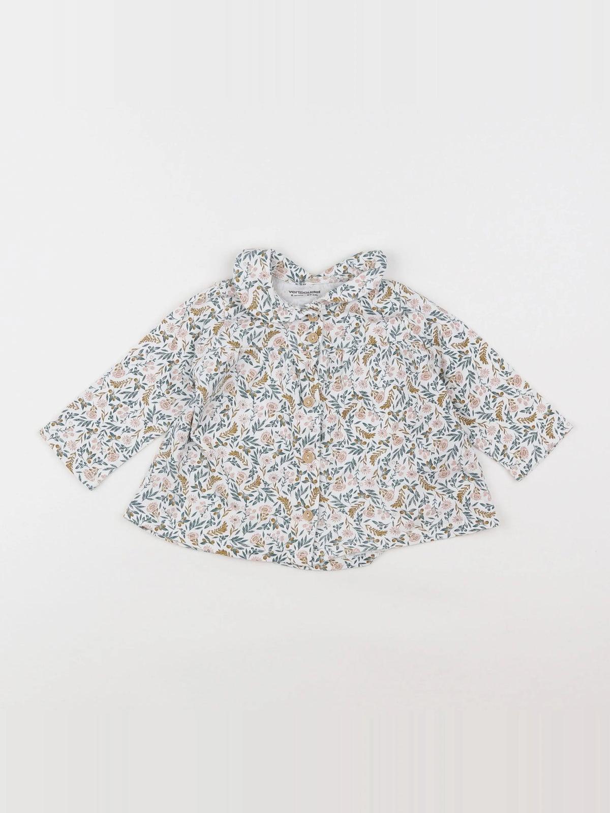 Vertbaudet - blouse blanc - 6 mois