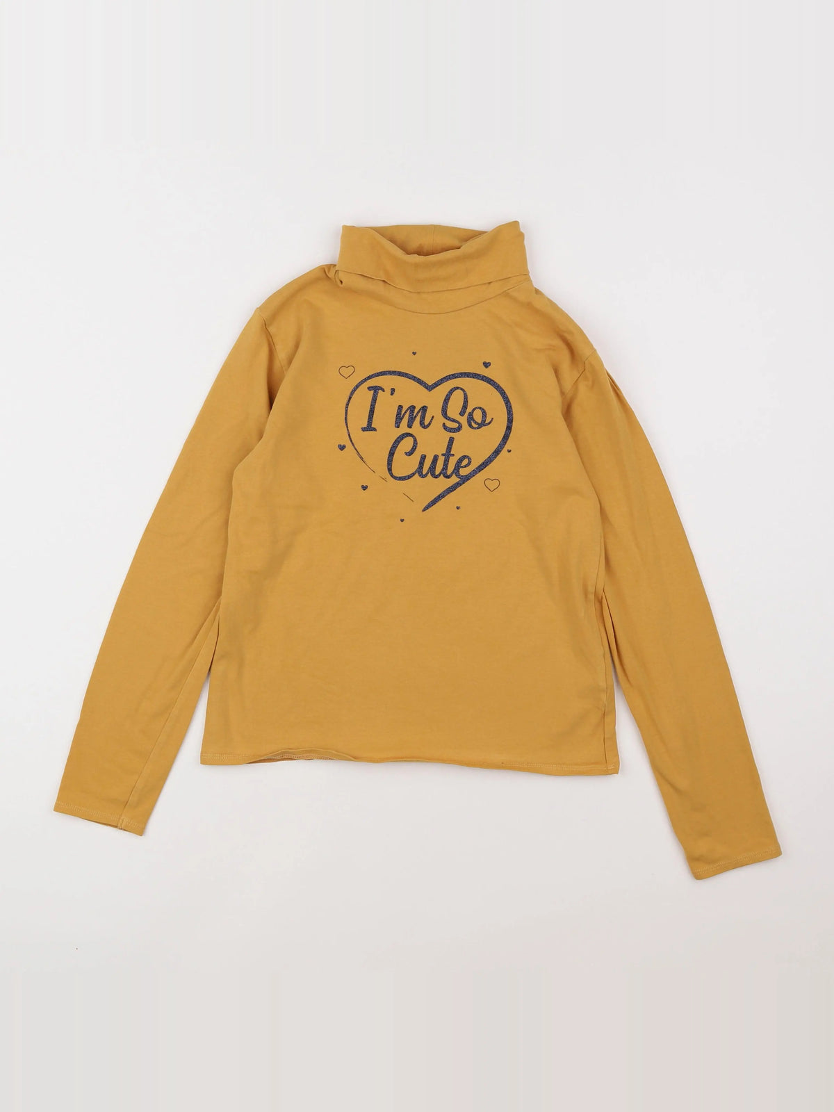 Vertbaudet - sous-pull jaune - 10 ans