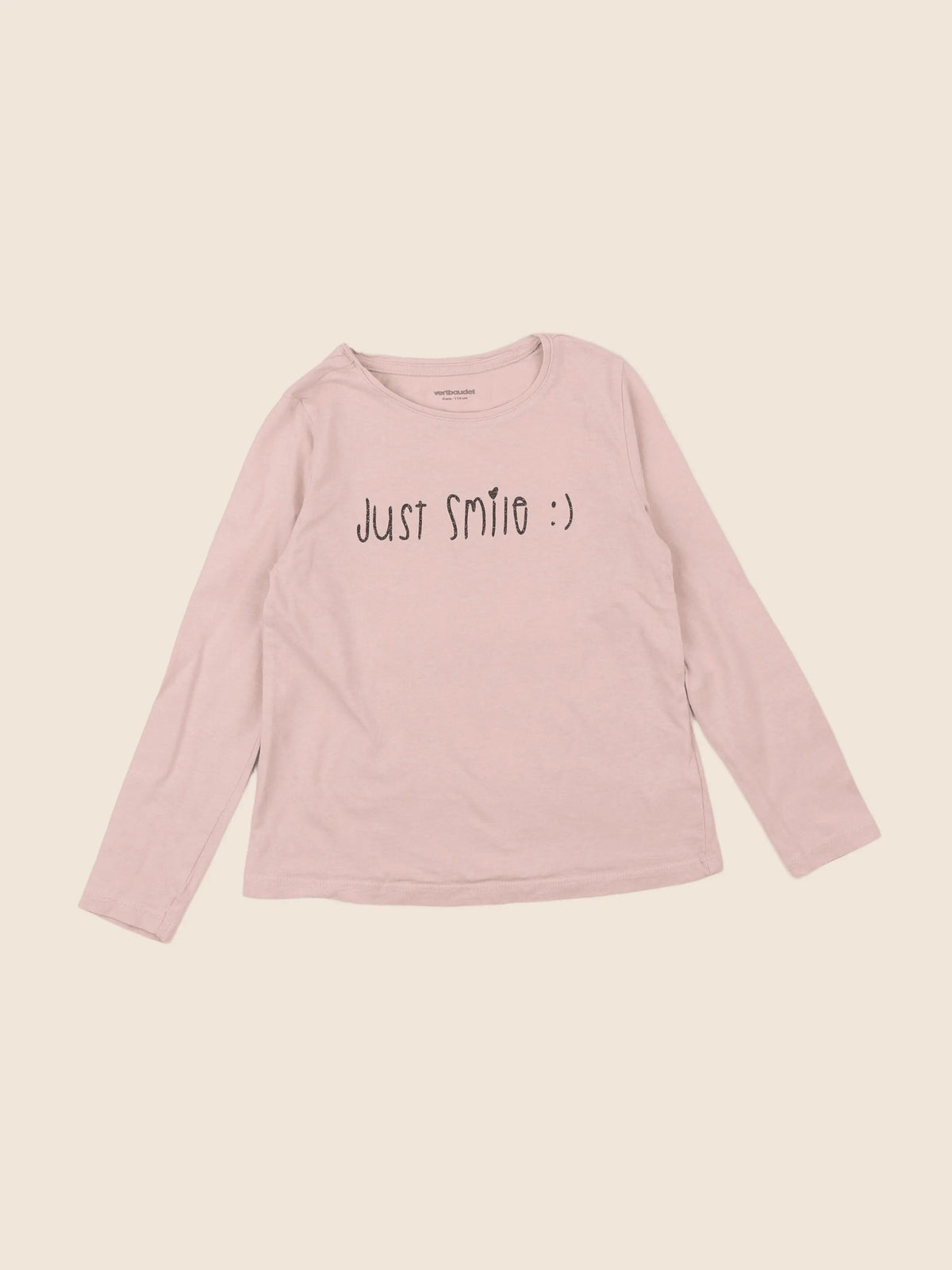 Vertbaudet - tee-shirt rose - 6 ans