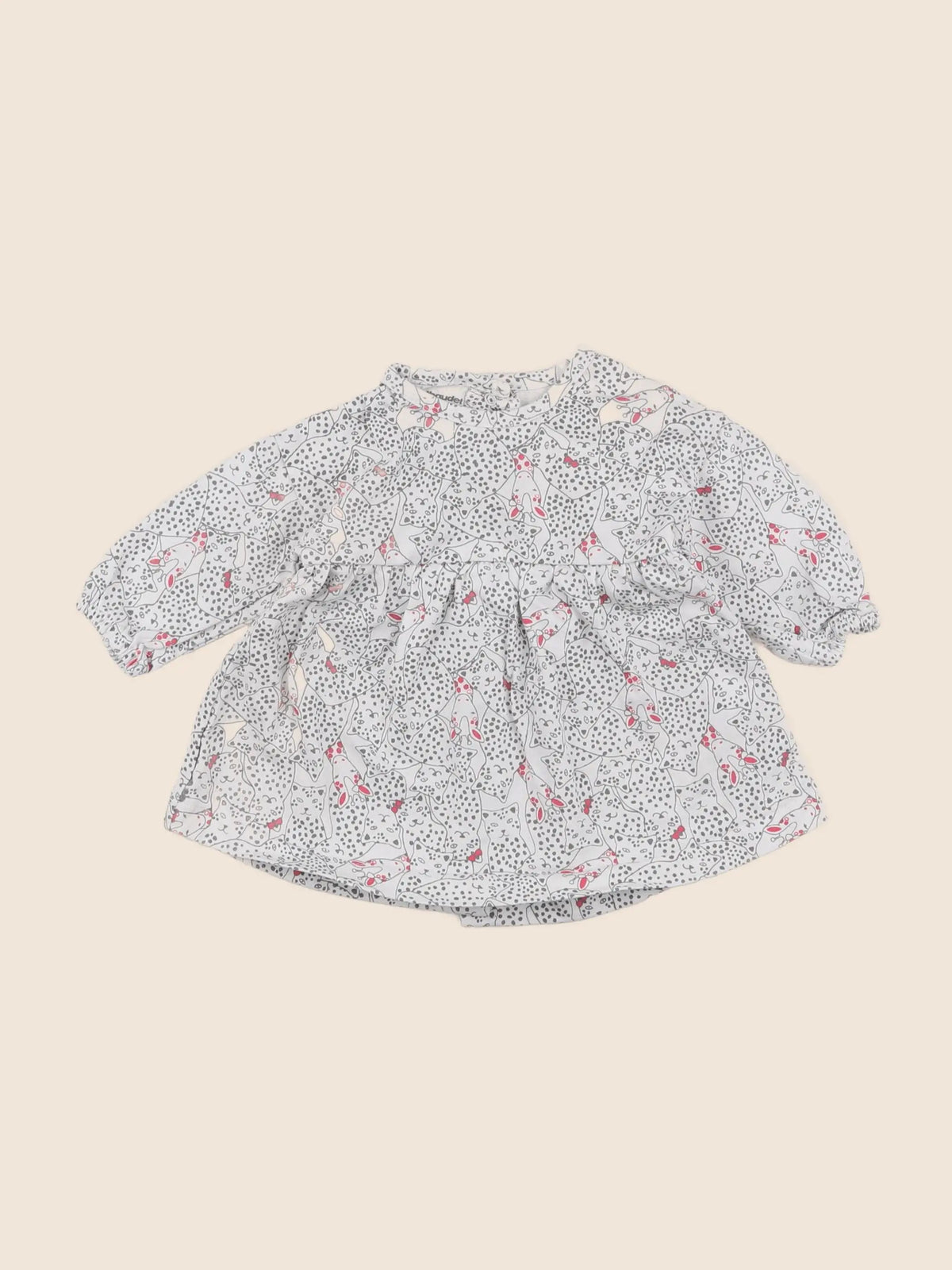 Vertbaudet - robe multicolore - 3 mois