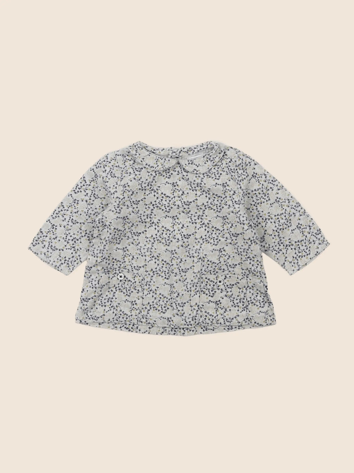 Boutchou - blouse beige - 6 mois