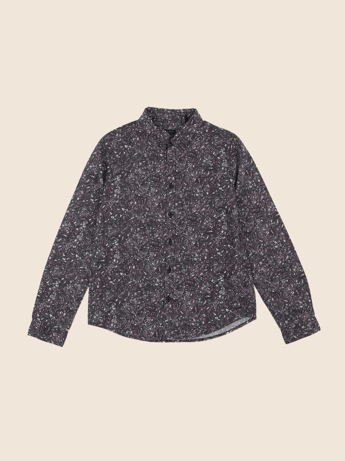 IKKS - chemise marron - 10 ans