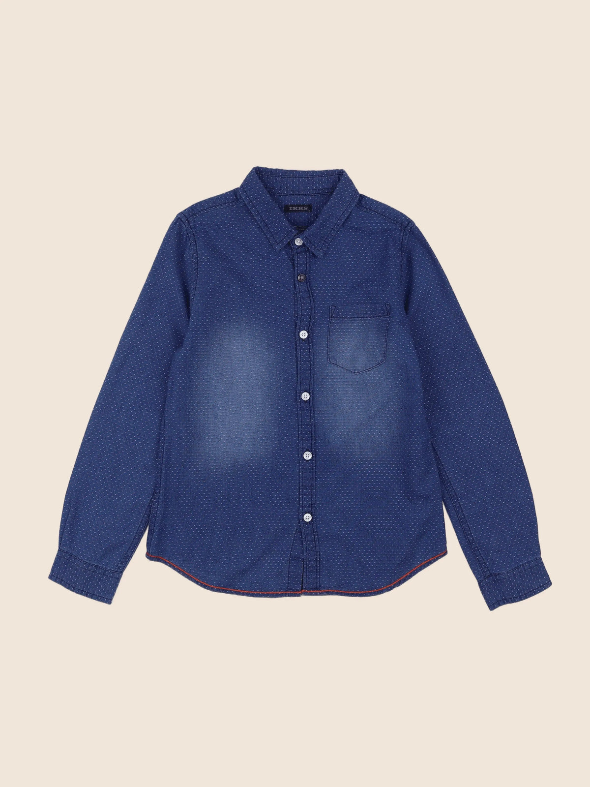 IKKS - chemise bleu - 10 ans