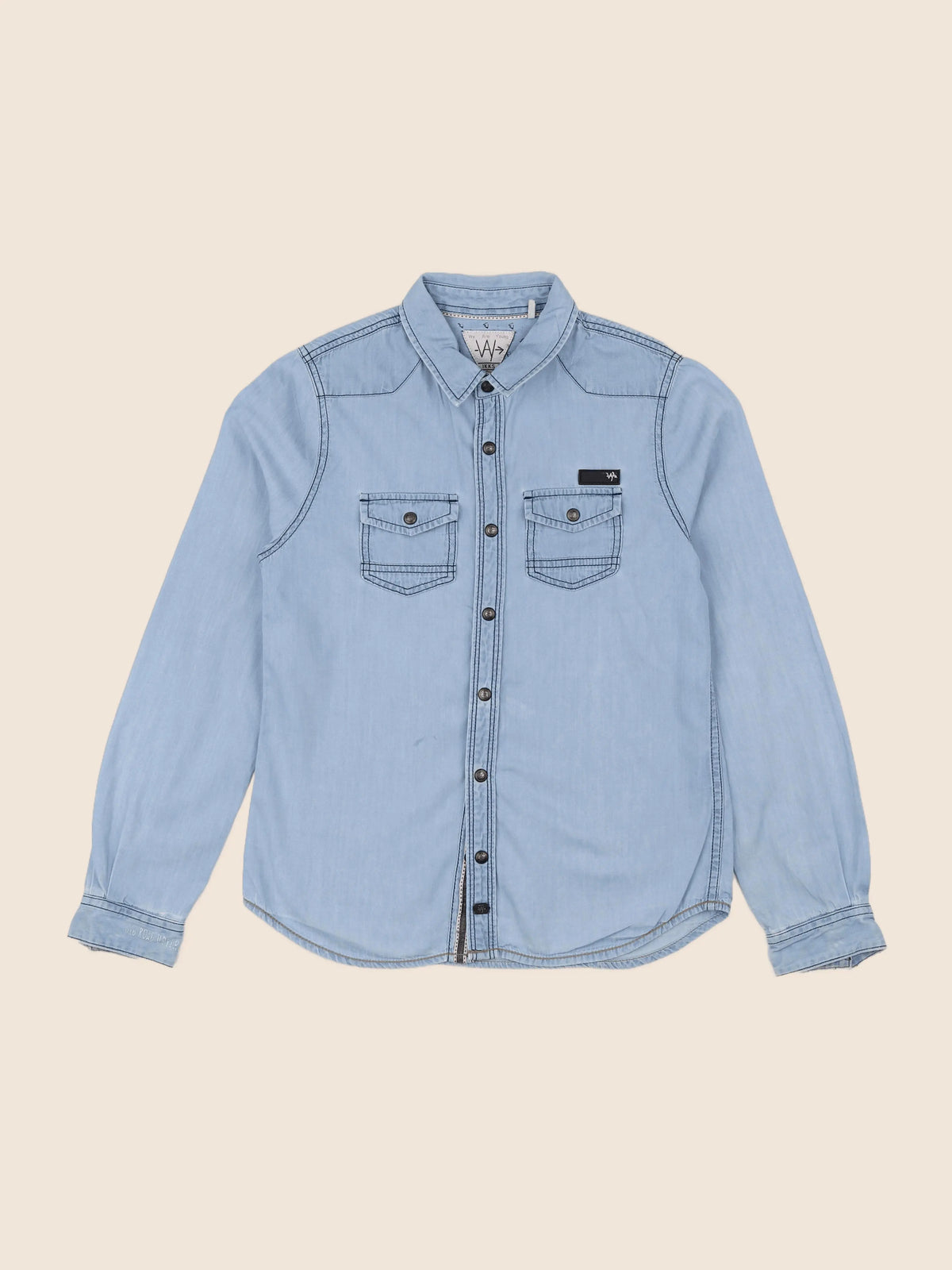 IKKS - chemise bleu - 10 ans