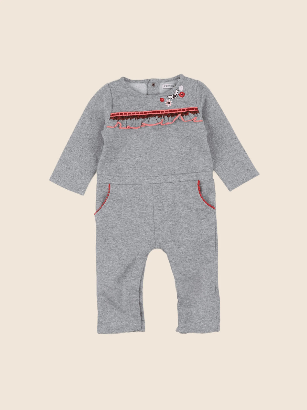 IKKS - combinaison gris - 18 mois