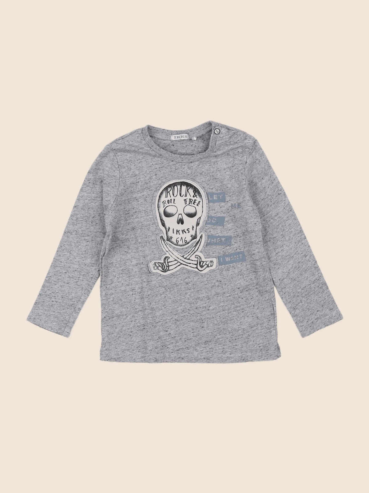 IKKS - tee-shirt gris - 3 ans