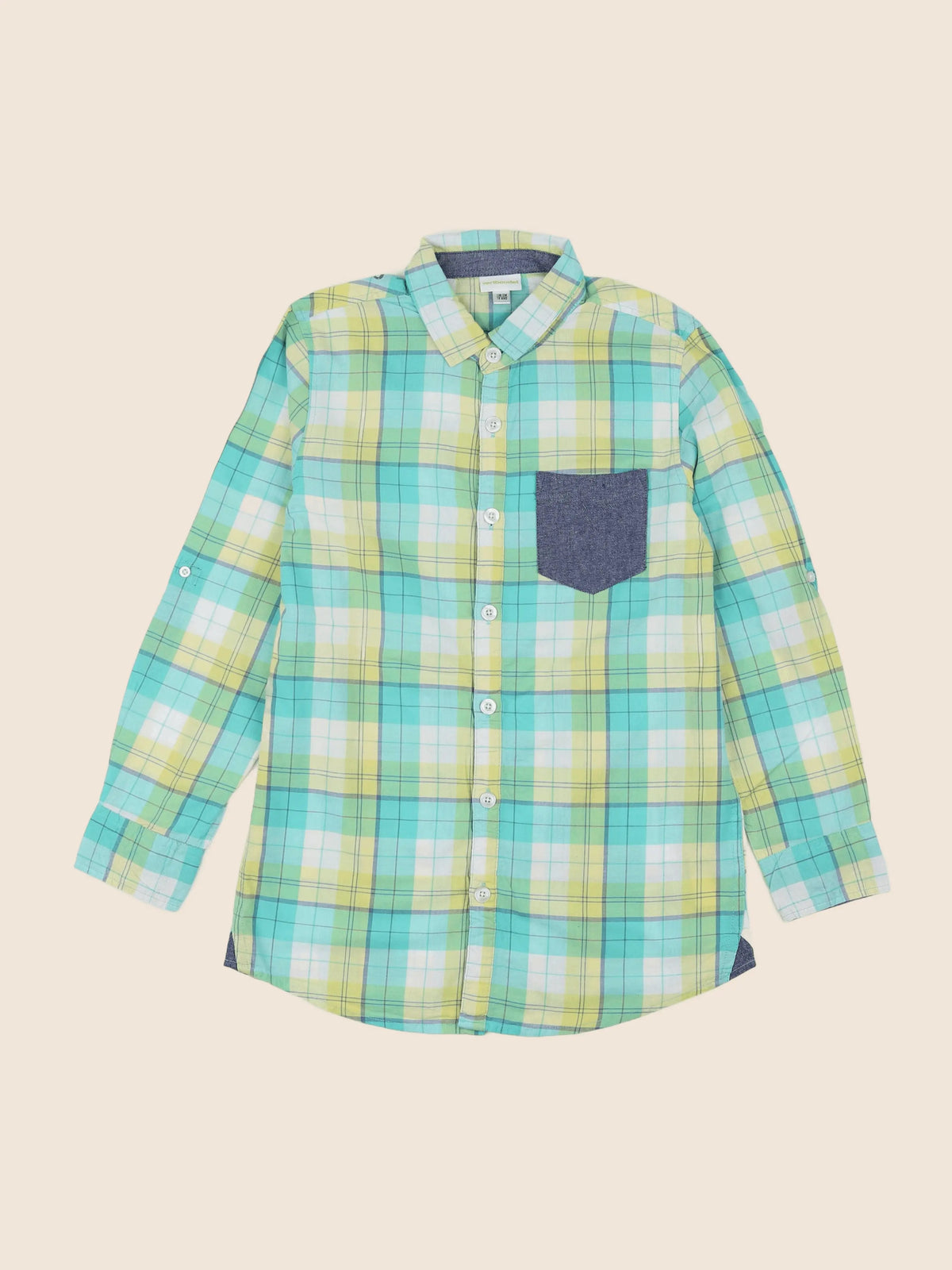 Vertbaudet - chemise bleu - 10 ans
