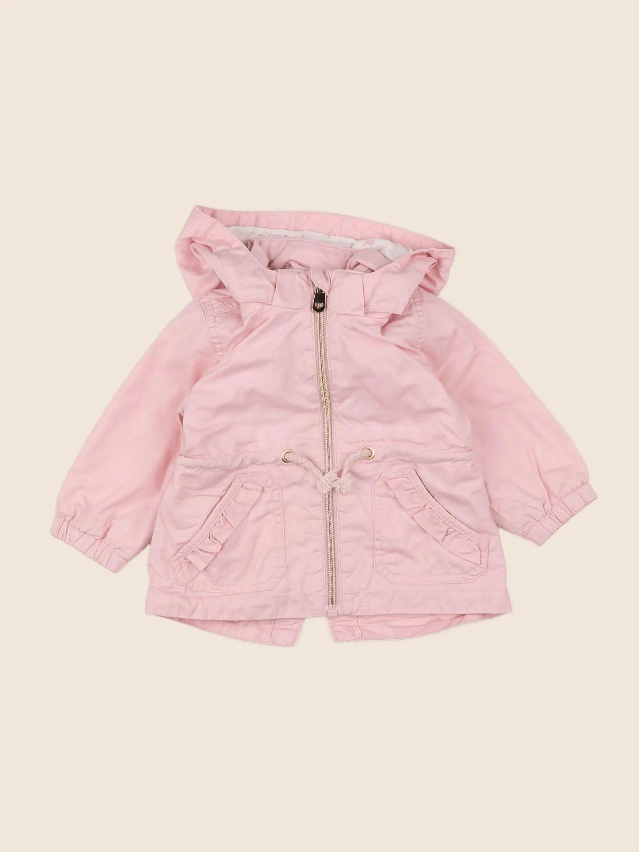 H&M - veste rose - 3/6 mois