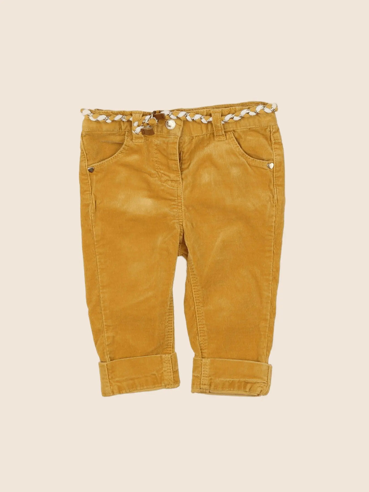 Tape à l'oeil - pantalon jaune - 6 mois