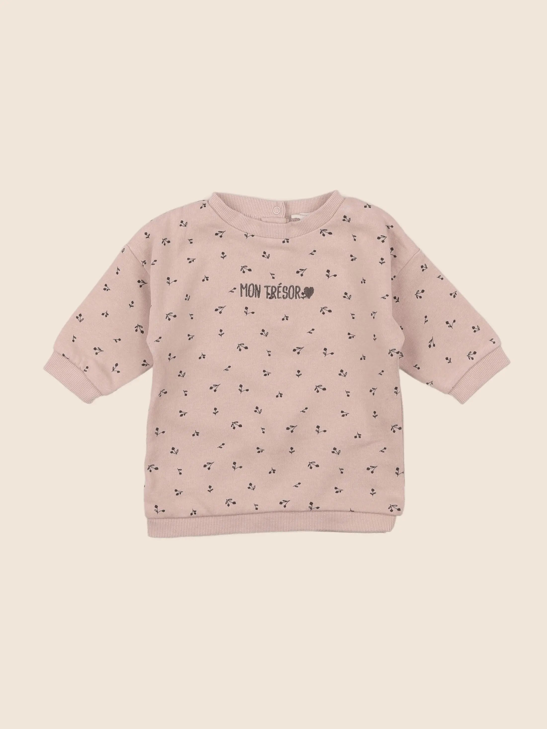 Vertbaudet - robe rose - 6 mois