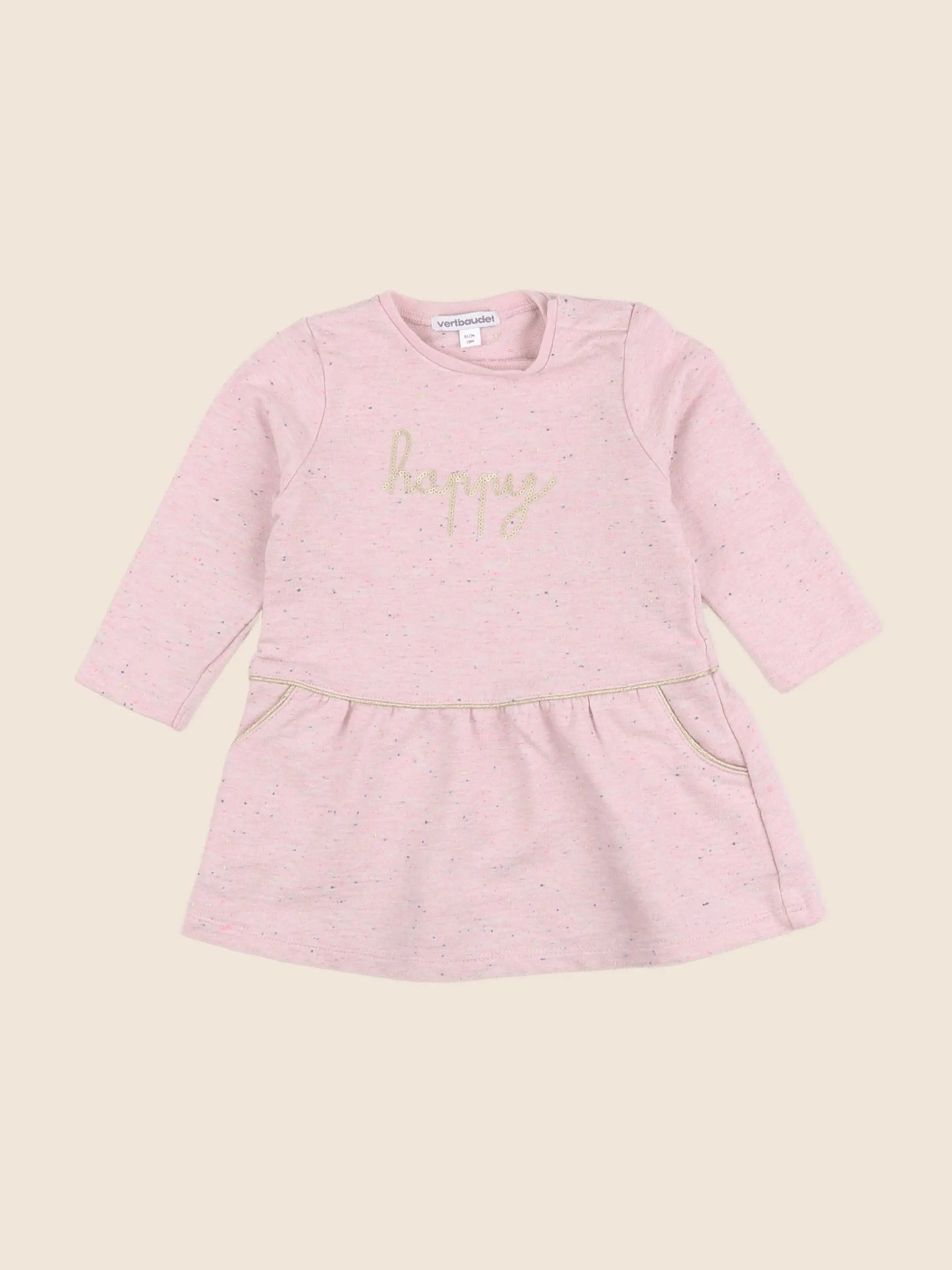 Vertbaudet - robe rose - 18 mois