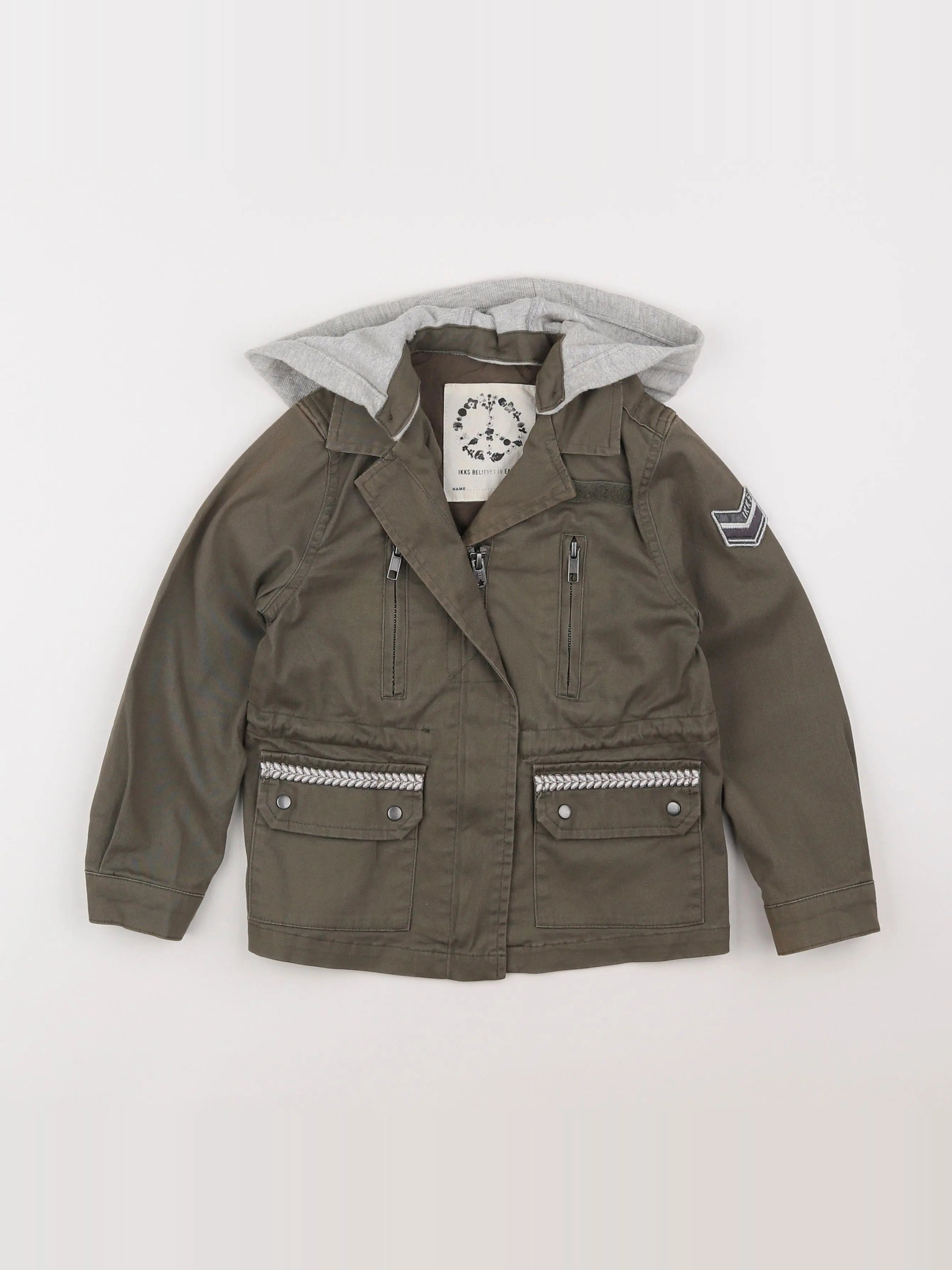 IKKS - veste imprimé au dos vert - 4 ans