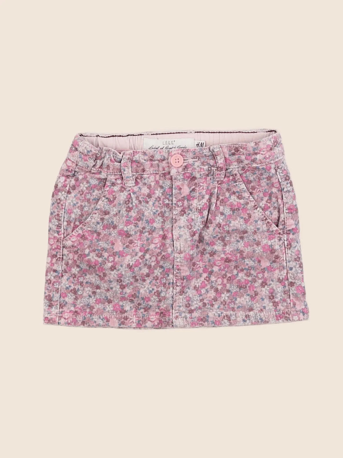 H&M - jupe multicolore - 3/4 ans