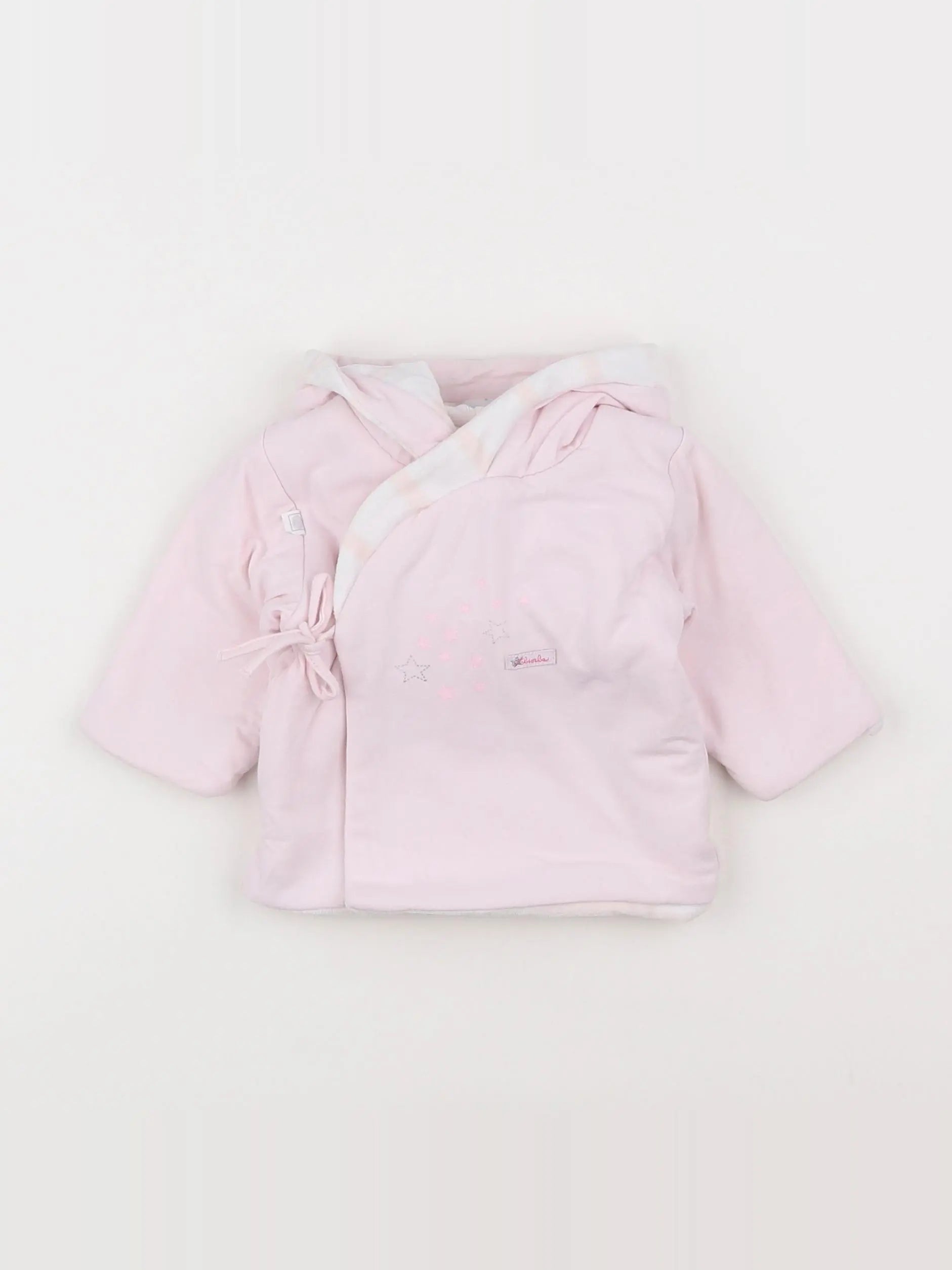 Absorba - veste doublé rose - 1 mois