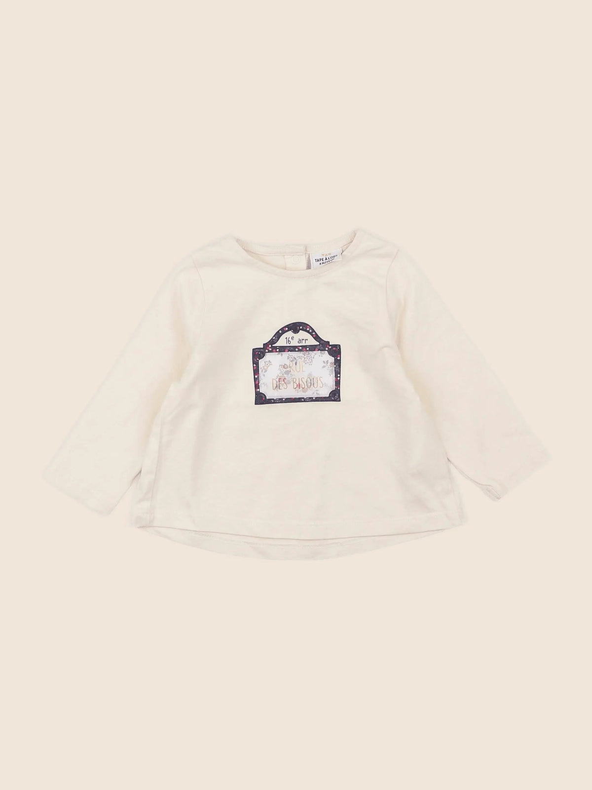 Tape à l'oeil - tee-shirt beige - 6 mois