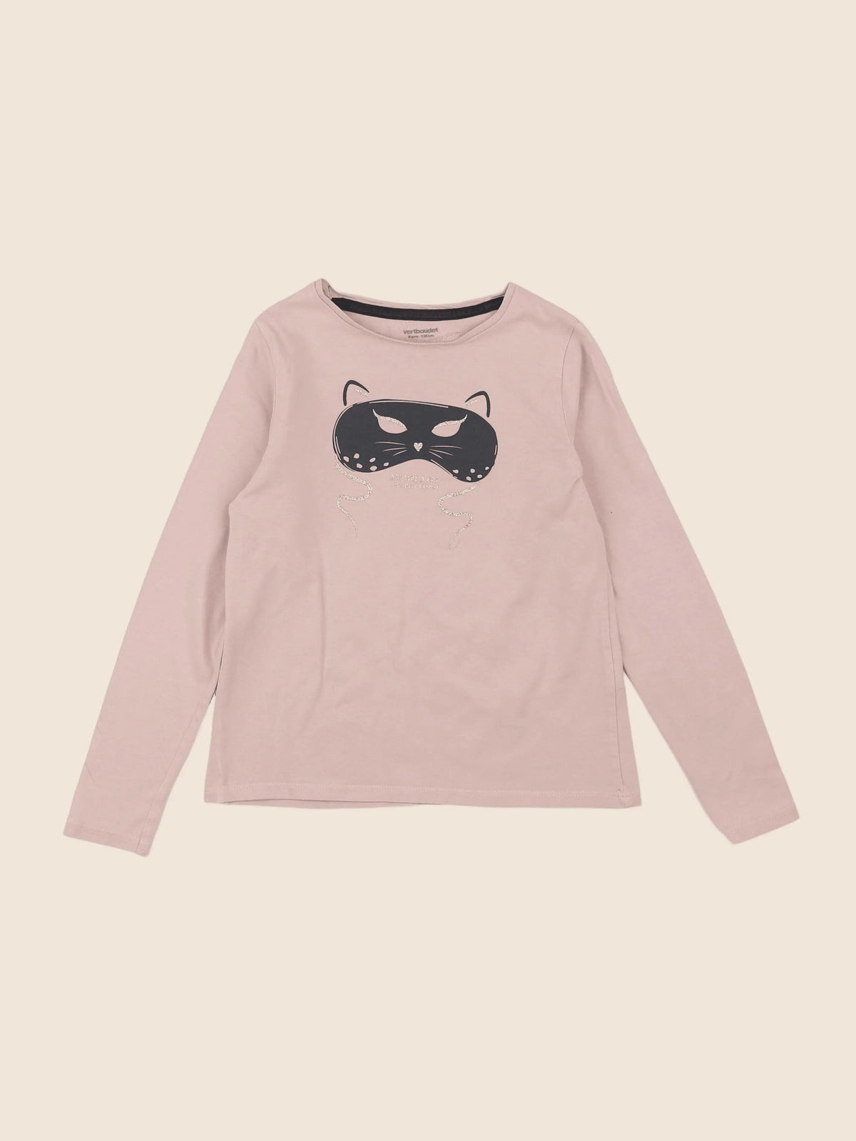 Vertbaudet - tee-shirt rose - 8 ans