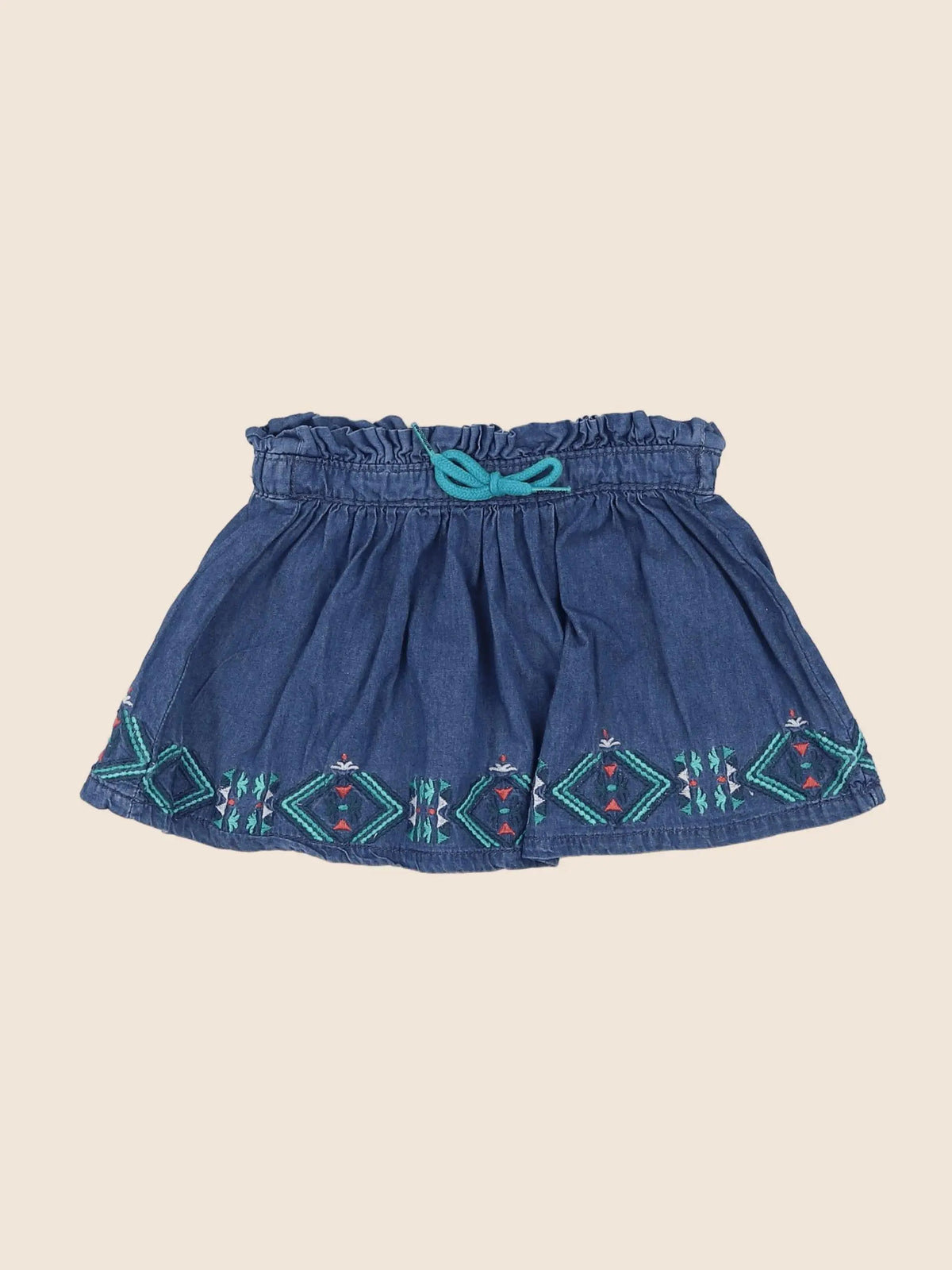 Vertbaudet - jupe bleu - 3 ans