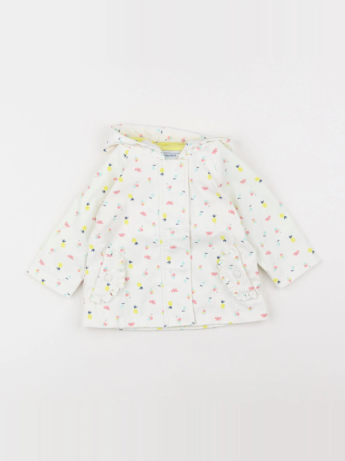 Vertbaudet - imperméable blanc - 6 mois