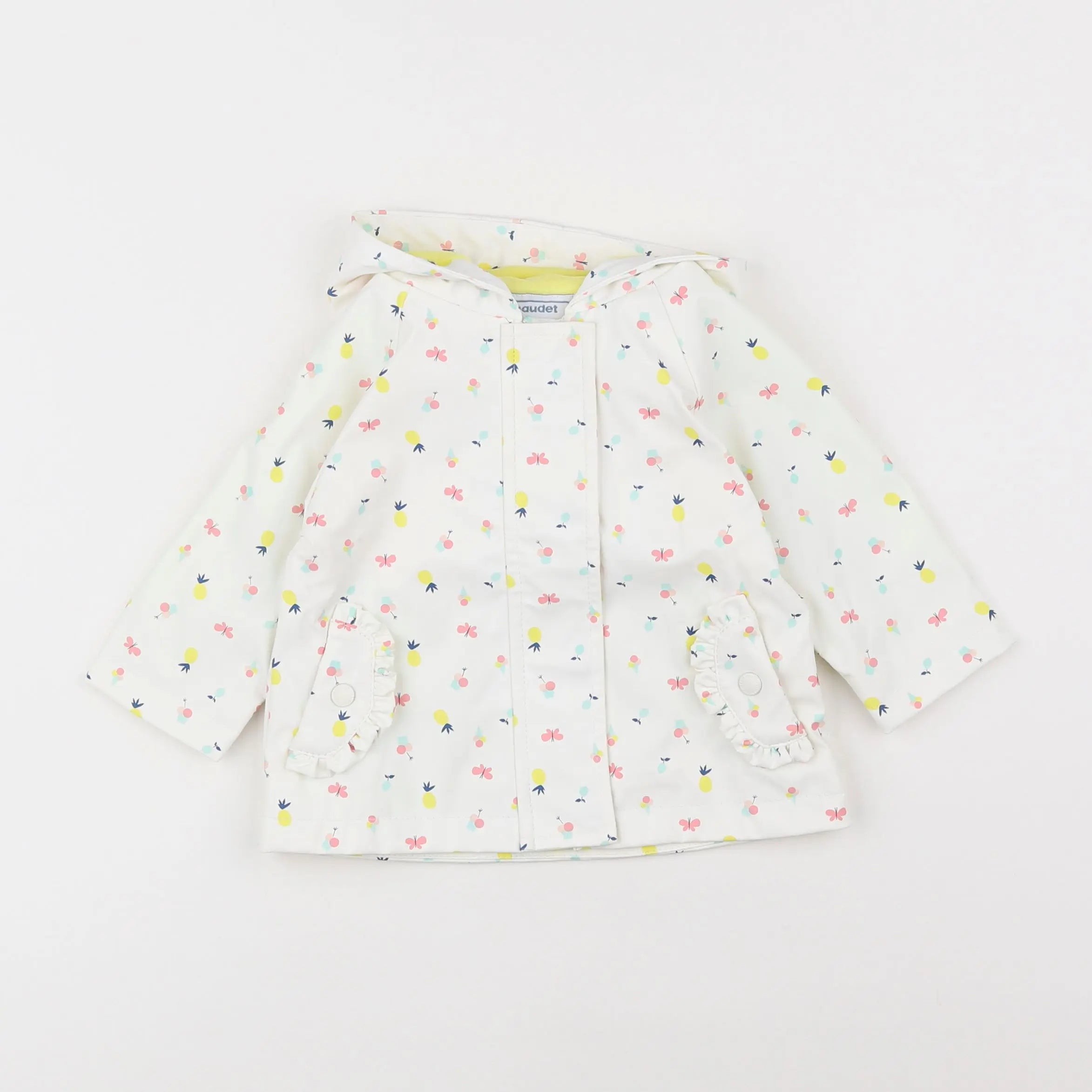 Vertbaudet - imperméable blanc - 6 mois