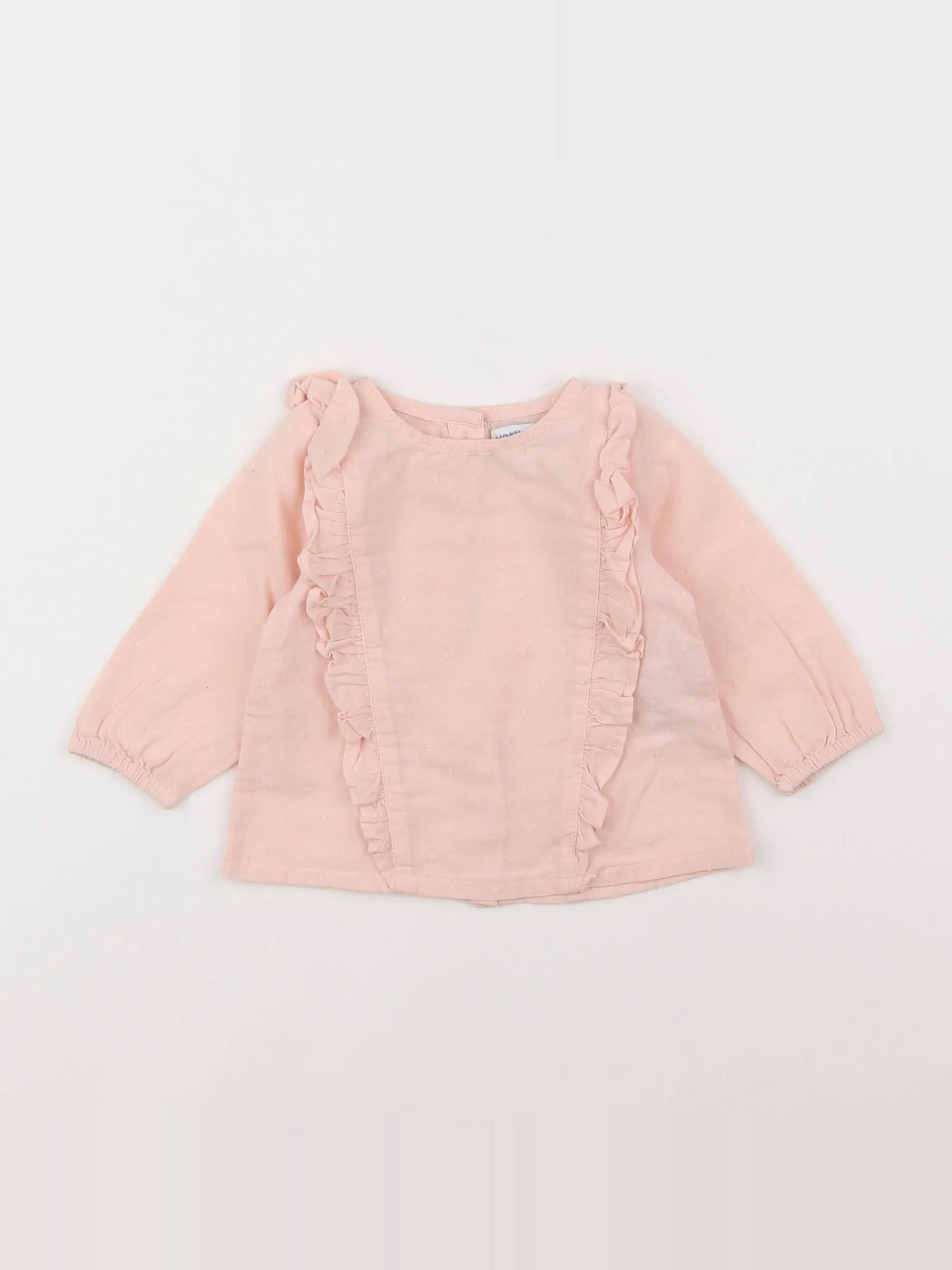 Vertbaudet - blouse rose - 6 mois