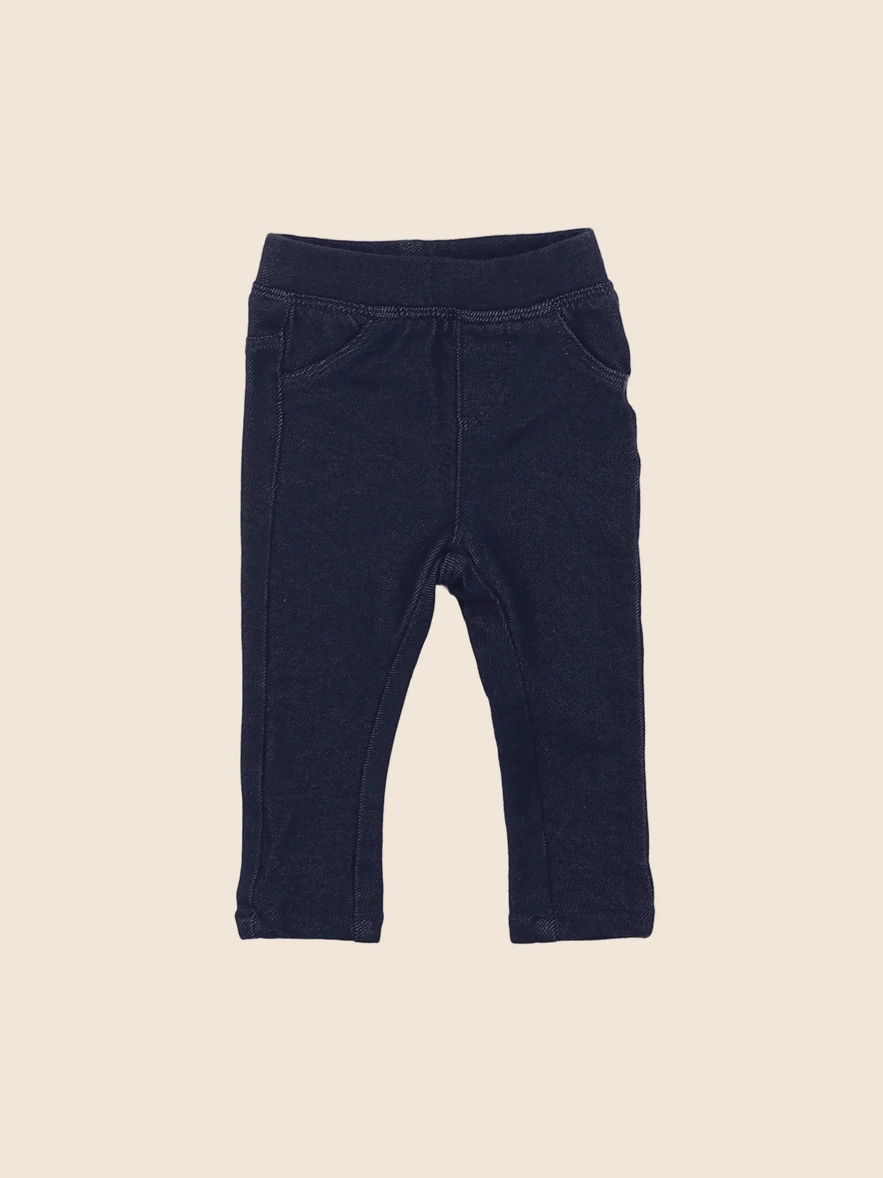 Vertbaudet - jegging bleu - 3 mois