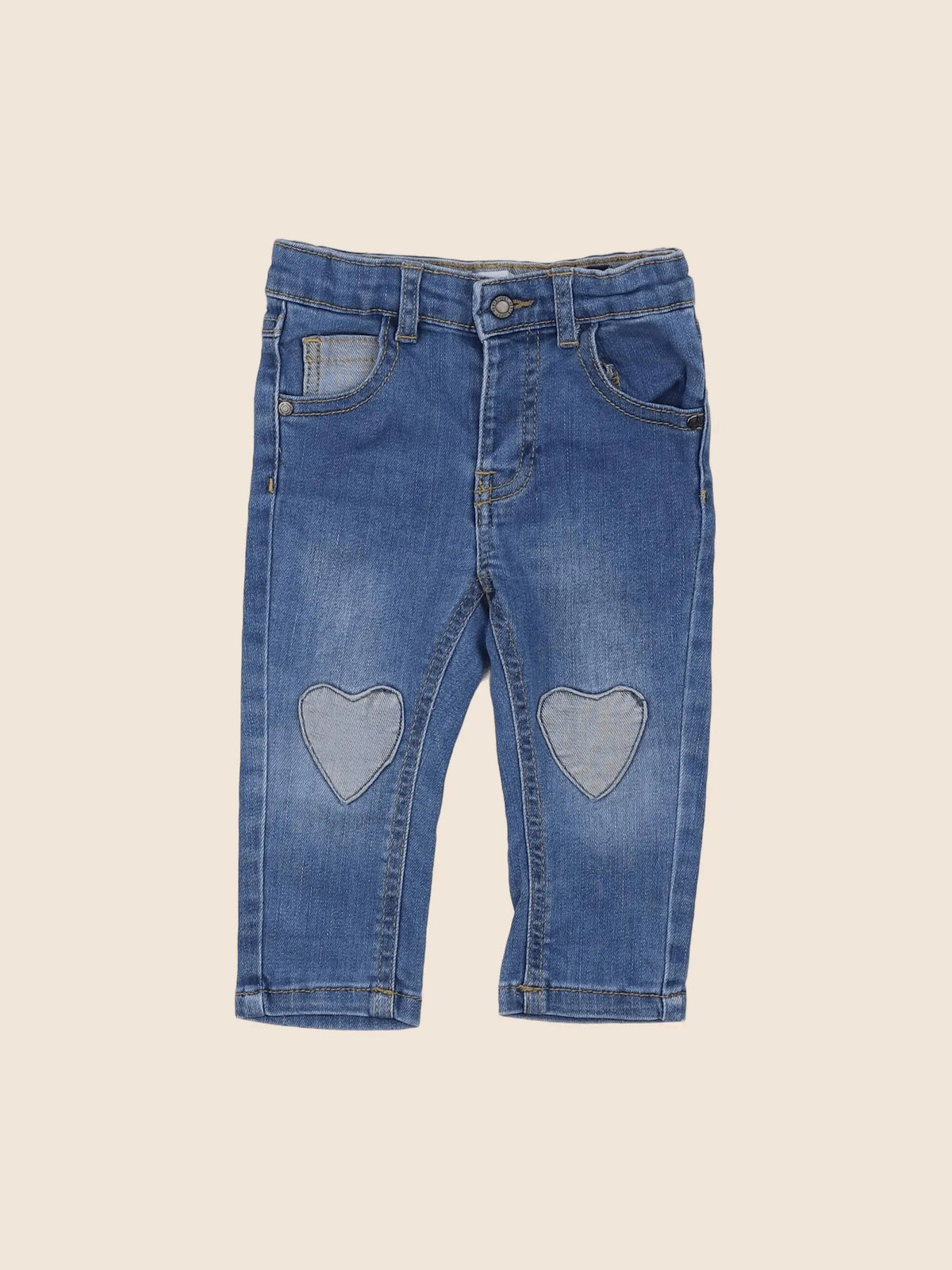 Vertbaudet - jean bleu - 12 mois