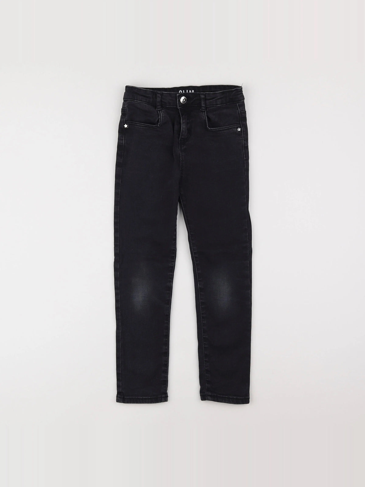 Vertbaudet - jean noir - 7 ans