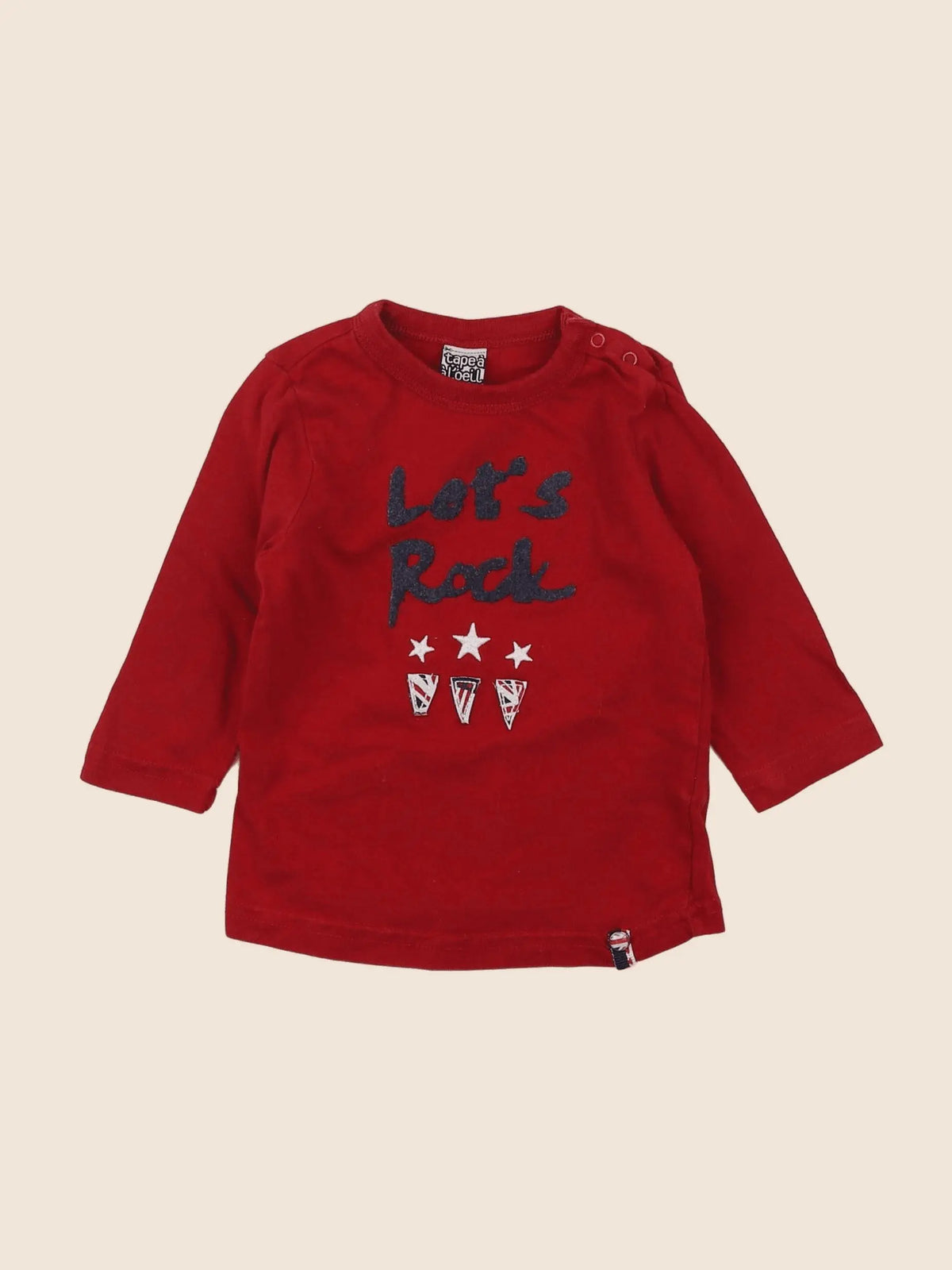 Tape à l'oeil - tee-shirt rouge - 9 mois