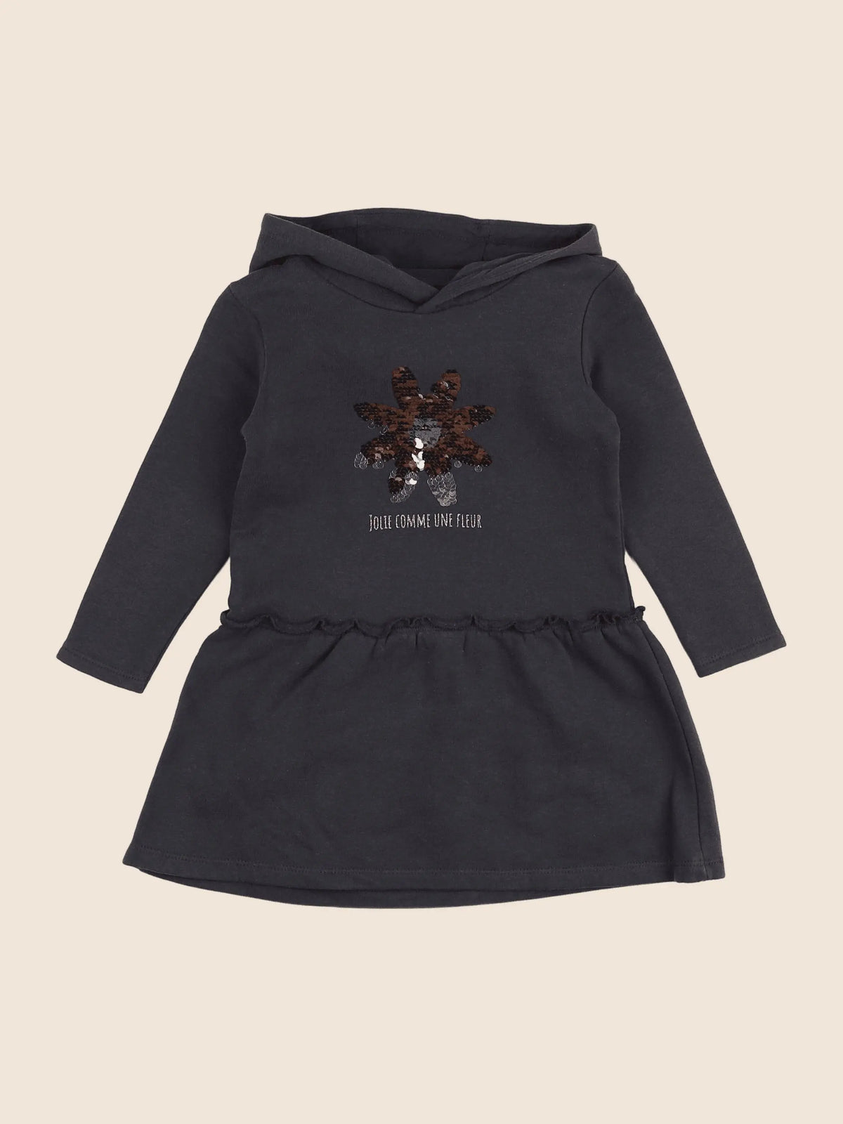 Vertbaudet - robe gris - 3 ans