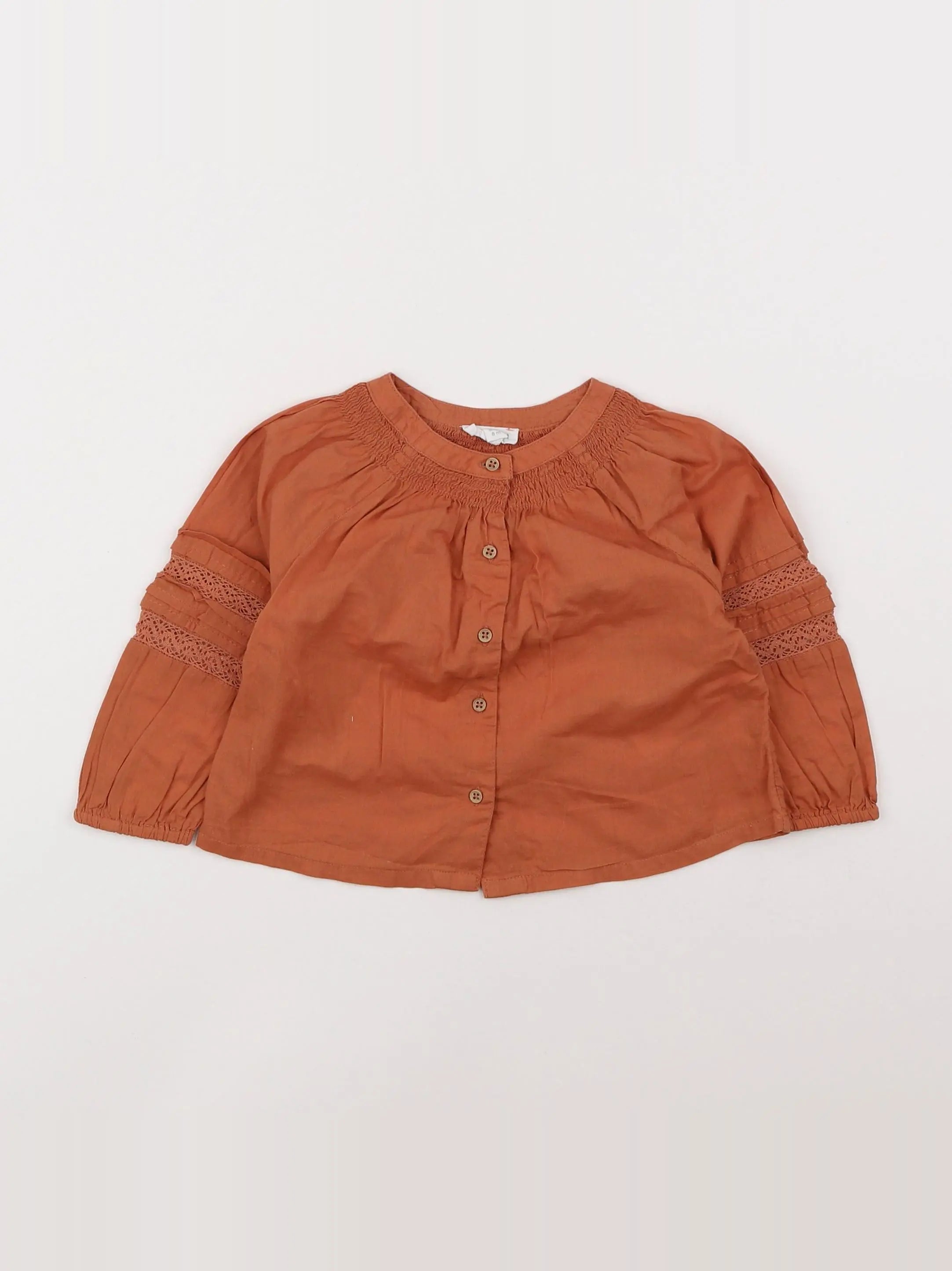 Vertbaudet - blouse rose - 6 mois