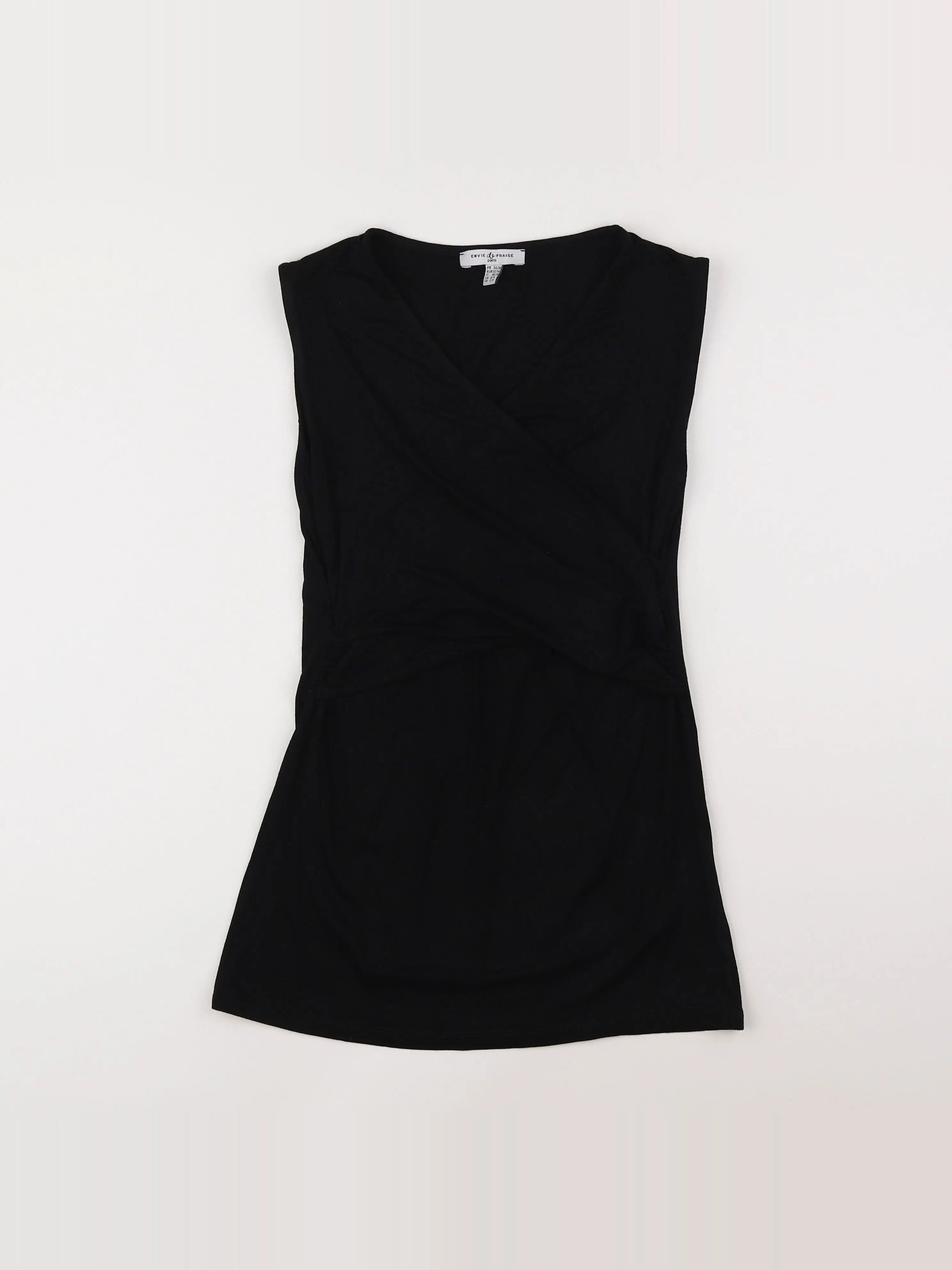 Envie de fraise - tee-shirt grossesse noir - 34 à 36